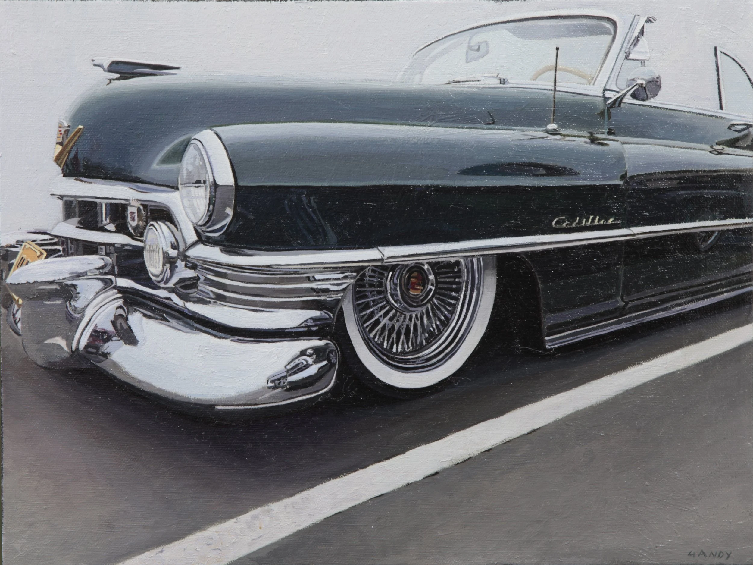  Cadillac, 16” x 12”, oil on canvas   Available 