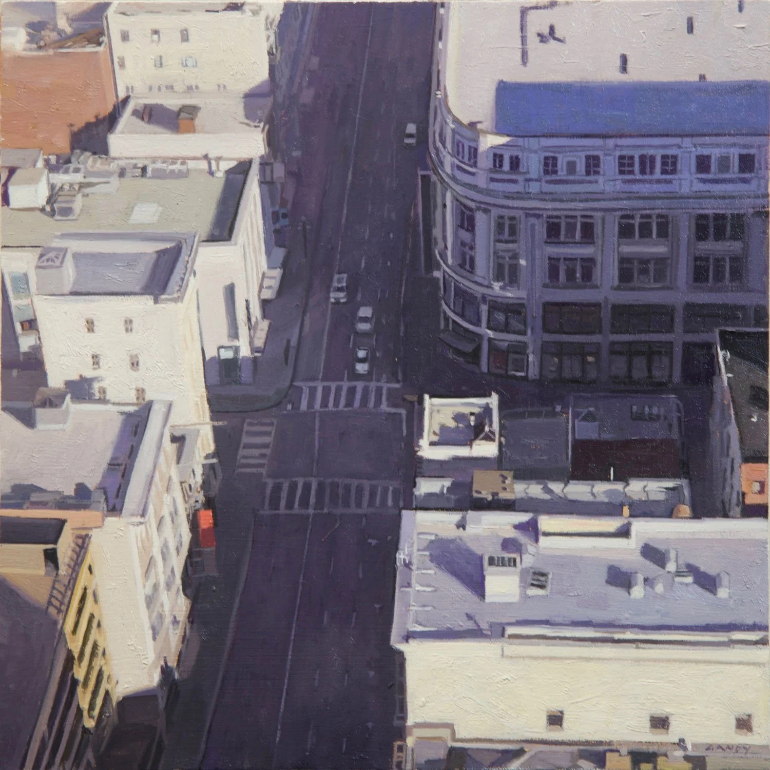  High Above Sutter, 8” x8”, oil on panel  Sold 