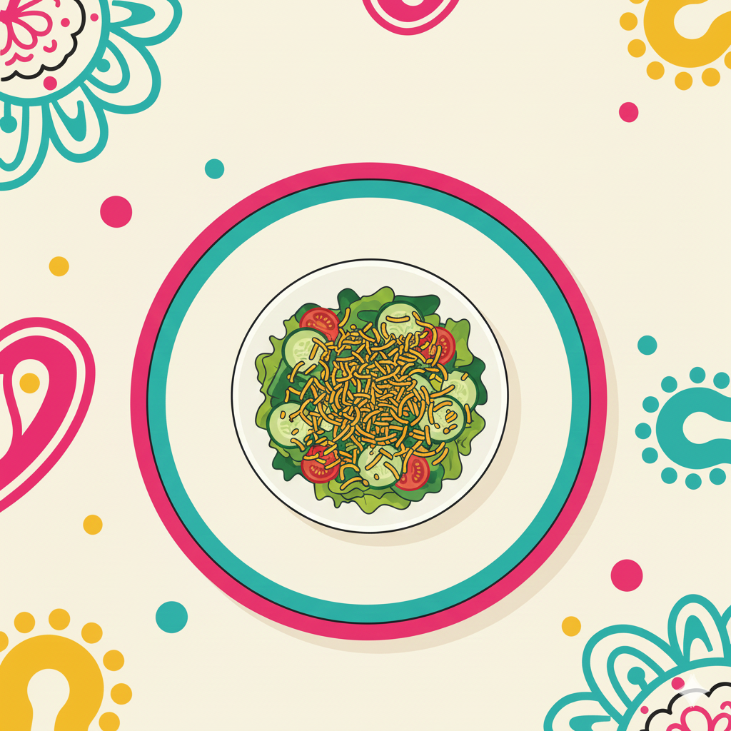 Aloo Bujiya Salad