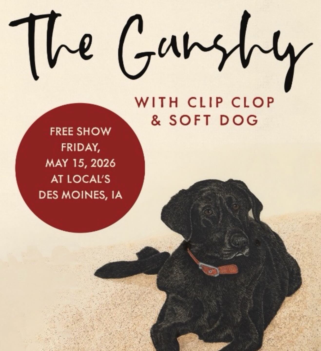 ⭐️ Tonight ⭐️ 

FREE show! @clip_clop_dsm @soft_dogofficial &amp; Gunshy