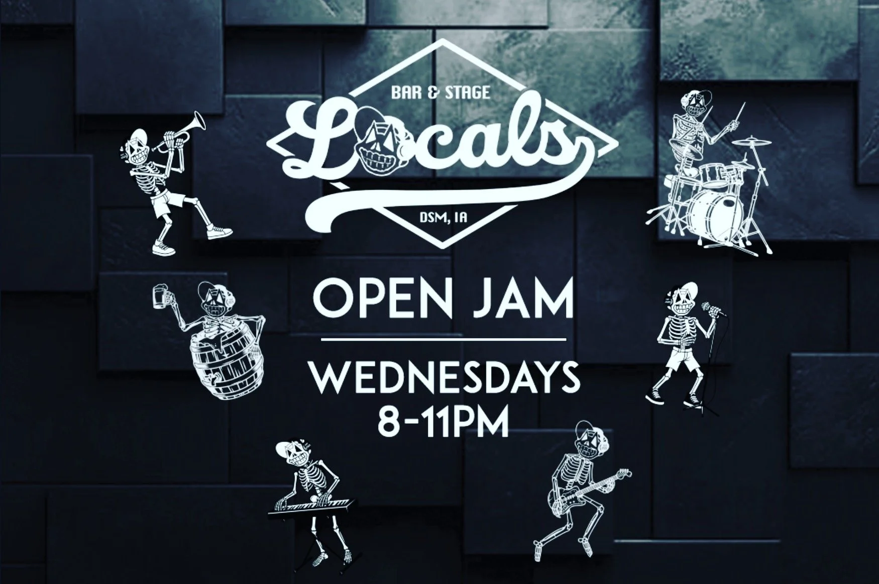 You can't rain on our parade!! Open Jam tonight from 8-11pm!! 🌧️ 🎉 🍻