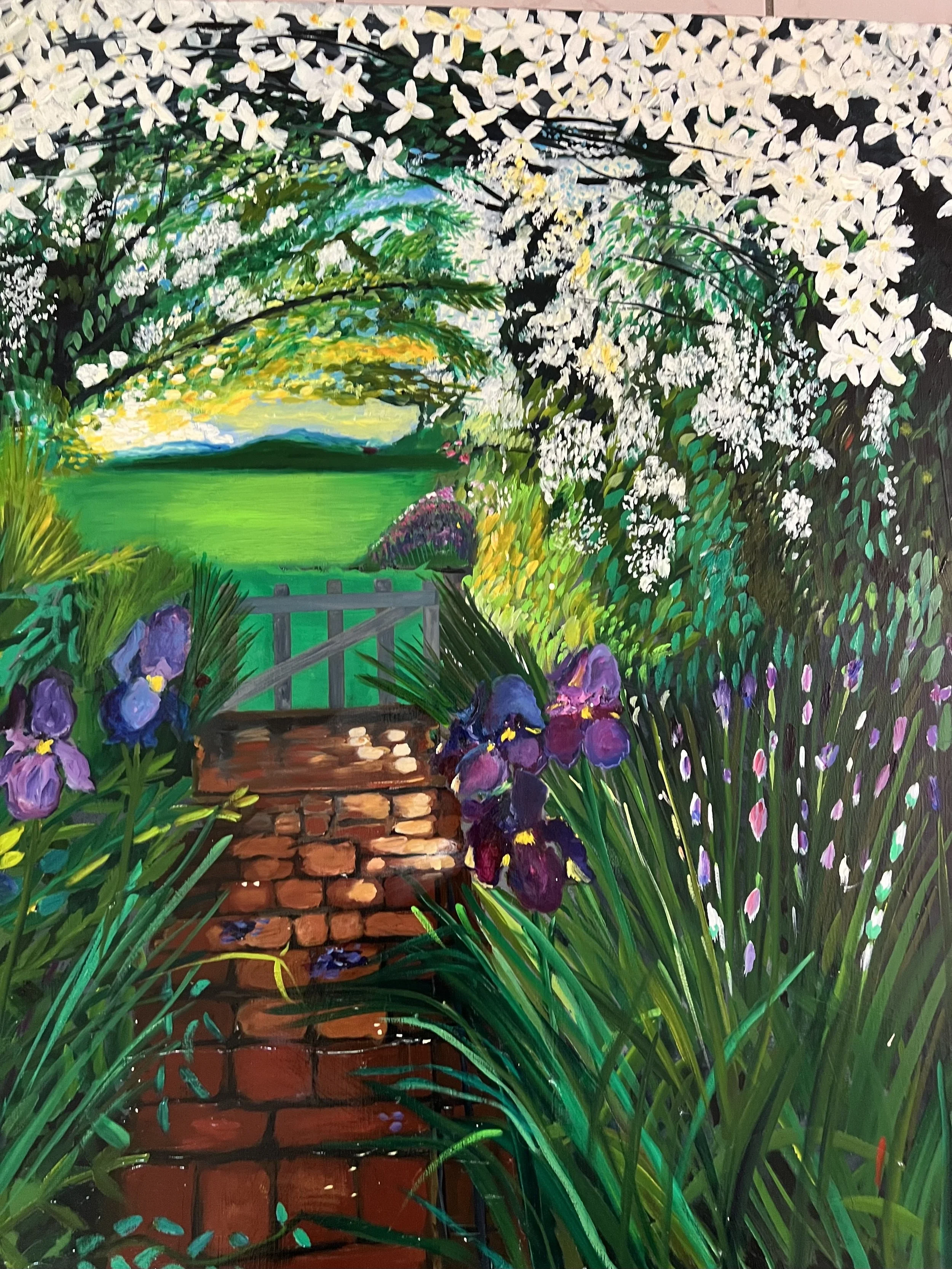 English Garden | Oil [36x36]