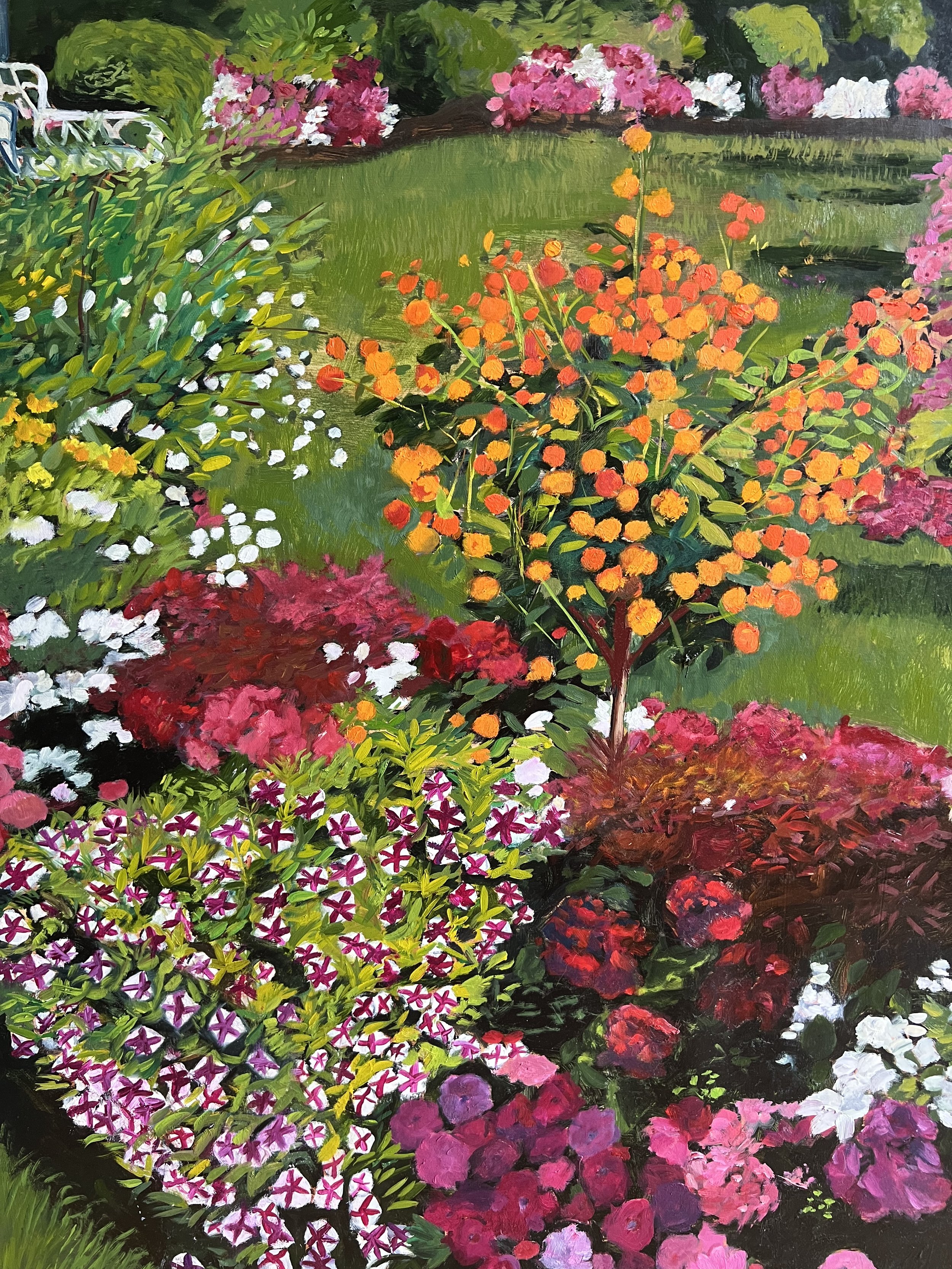 Gardens at Oban Inn, Niagara-on-the-Lake |Oil [24x30]