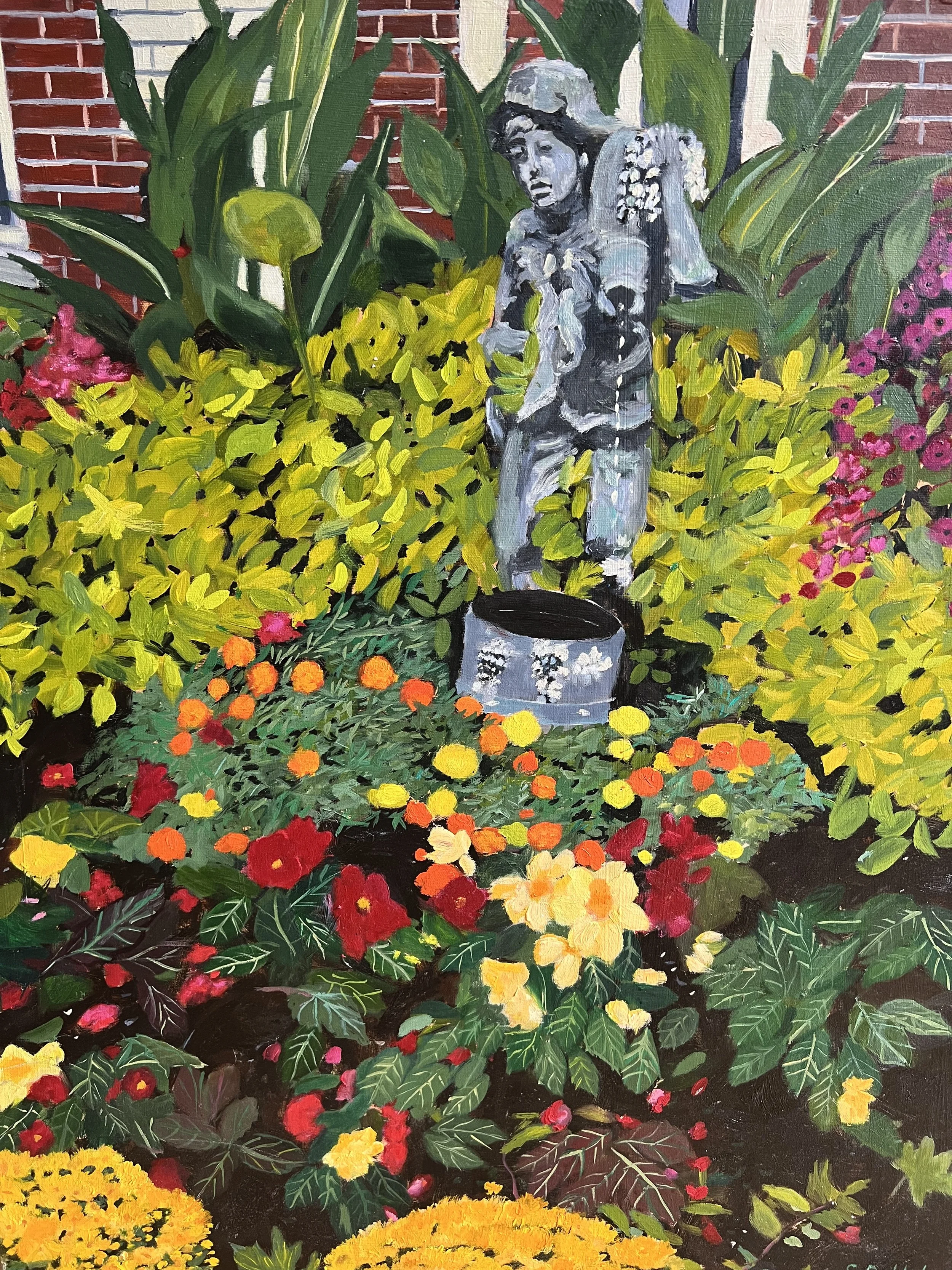 Statue at Niagara on the Lake | Oil [24x30]