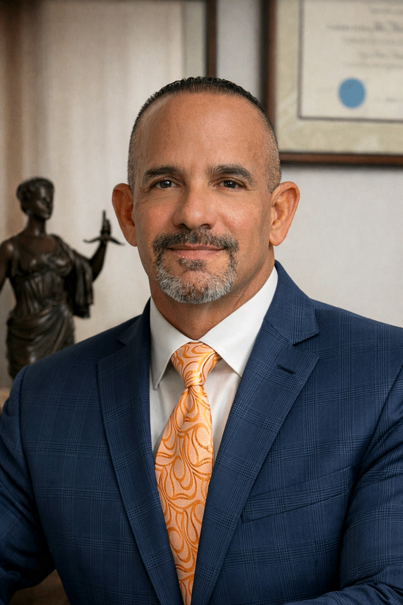 Portrait of Joseph M. Horn, founding attorney, former NJ police officer