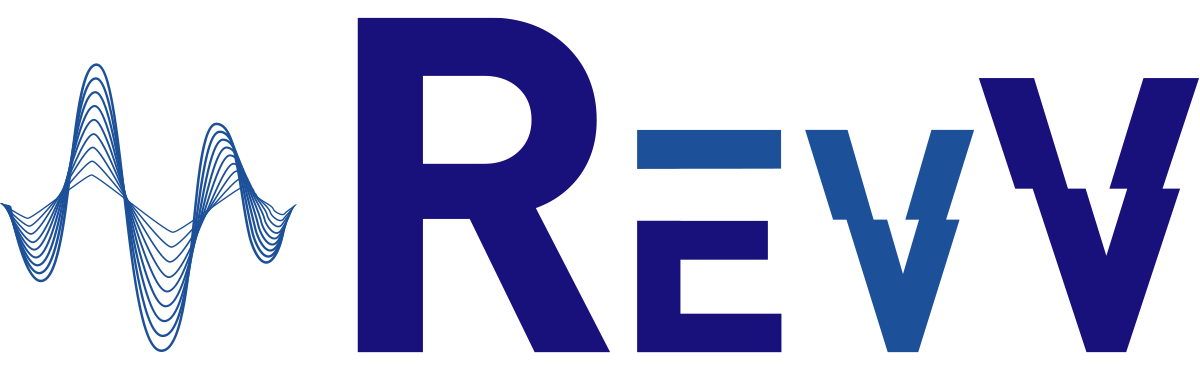 Logo de l'application mobile REVV en couleurs