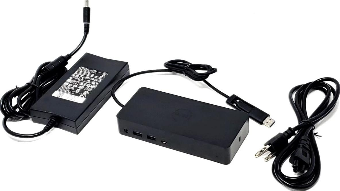 Dell TDSourcing Universal Dock - D6000 - Docking station - USB - GigE - 130 Watt