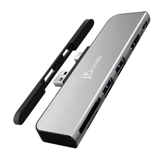j5create TDSourcing UltraDrive JDD320 Mini Dock - Docking station - USB 3.0 / Mini Displayport - HDMI, Mini DP
