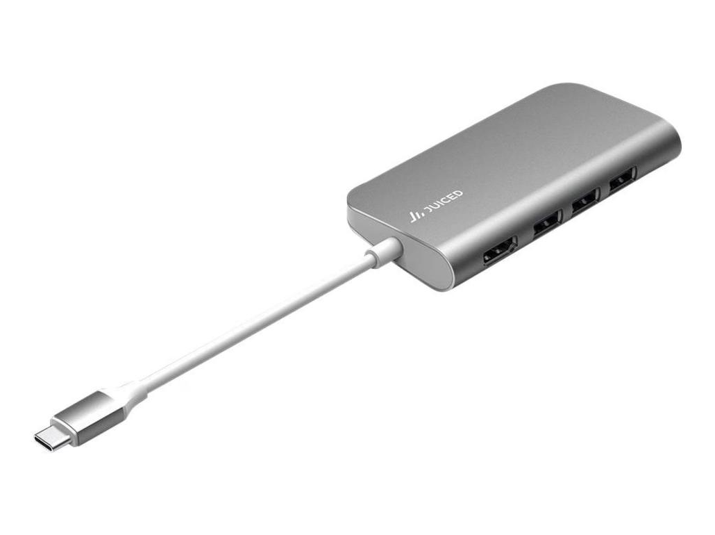 Juiced TDSourcing BizHUB - Port replicator - USB-C - HDMI - GigE