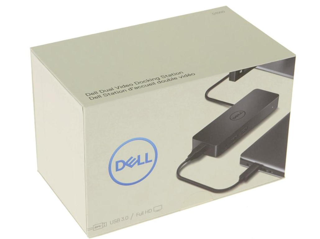 Dell TDSourcing Dual Video USB 3.0 D1000 - Docking station - USB - VGA - GigE - for Dell Chromebook 11 31XX, 13 3380; Latitude 13 31XX, 31XX, 34XX, 35XX, E5270, E5470, E7470