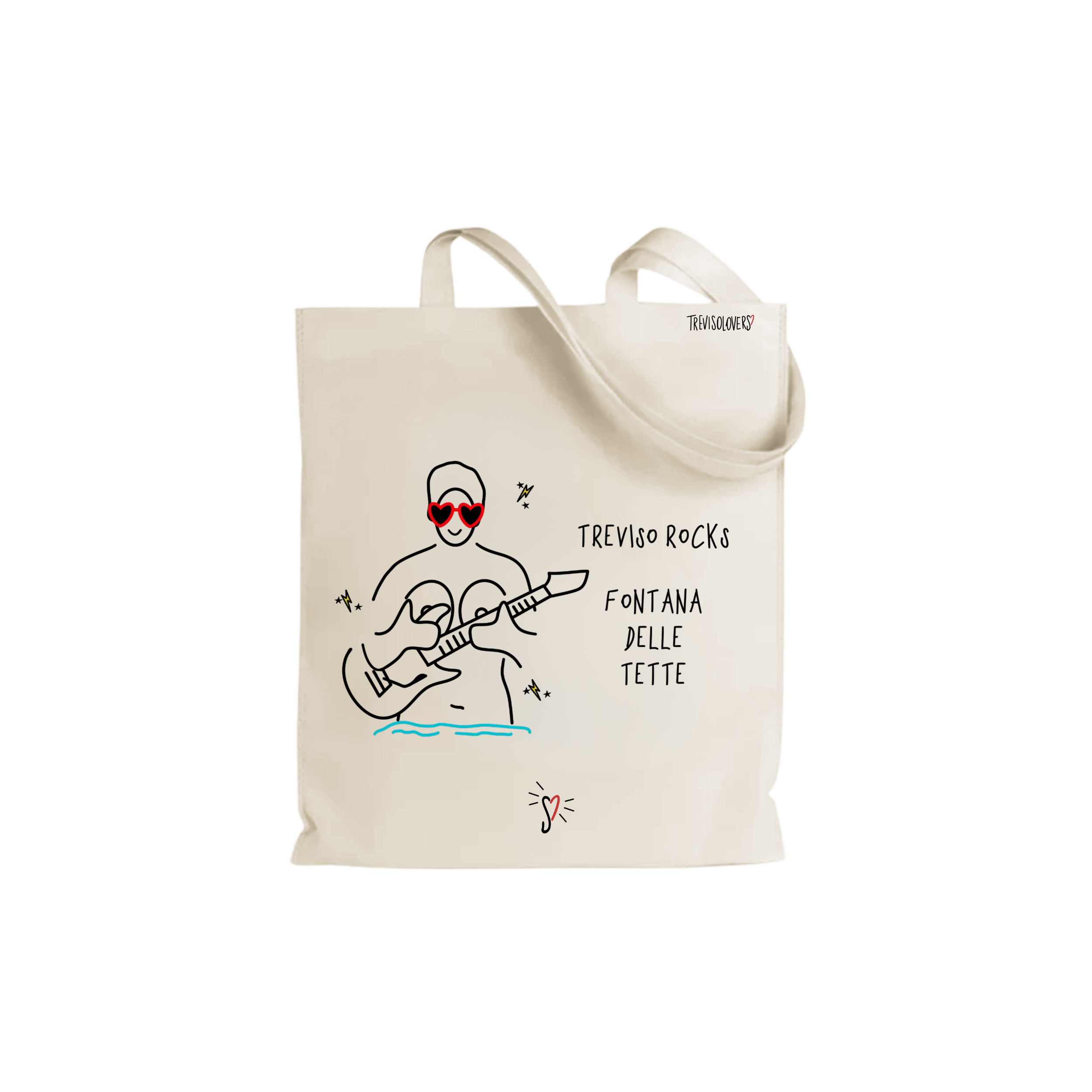 Tote bag FONTANA DELLE TETTE ROCK - edizione limitata Suoni di Marca