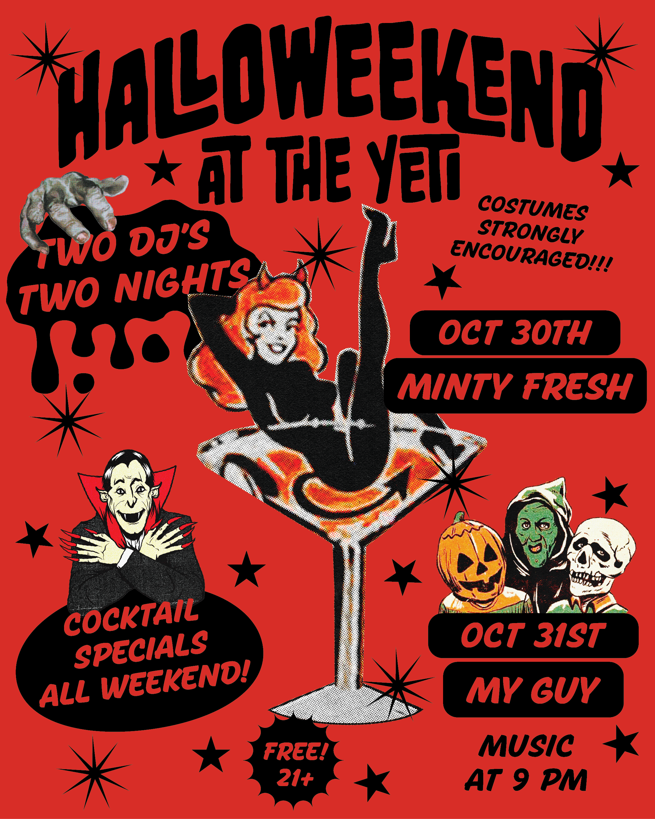 Halloweekend at The Yeti!