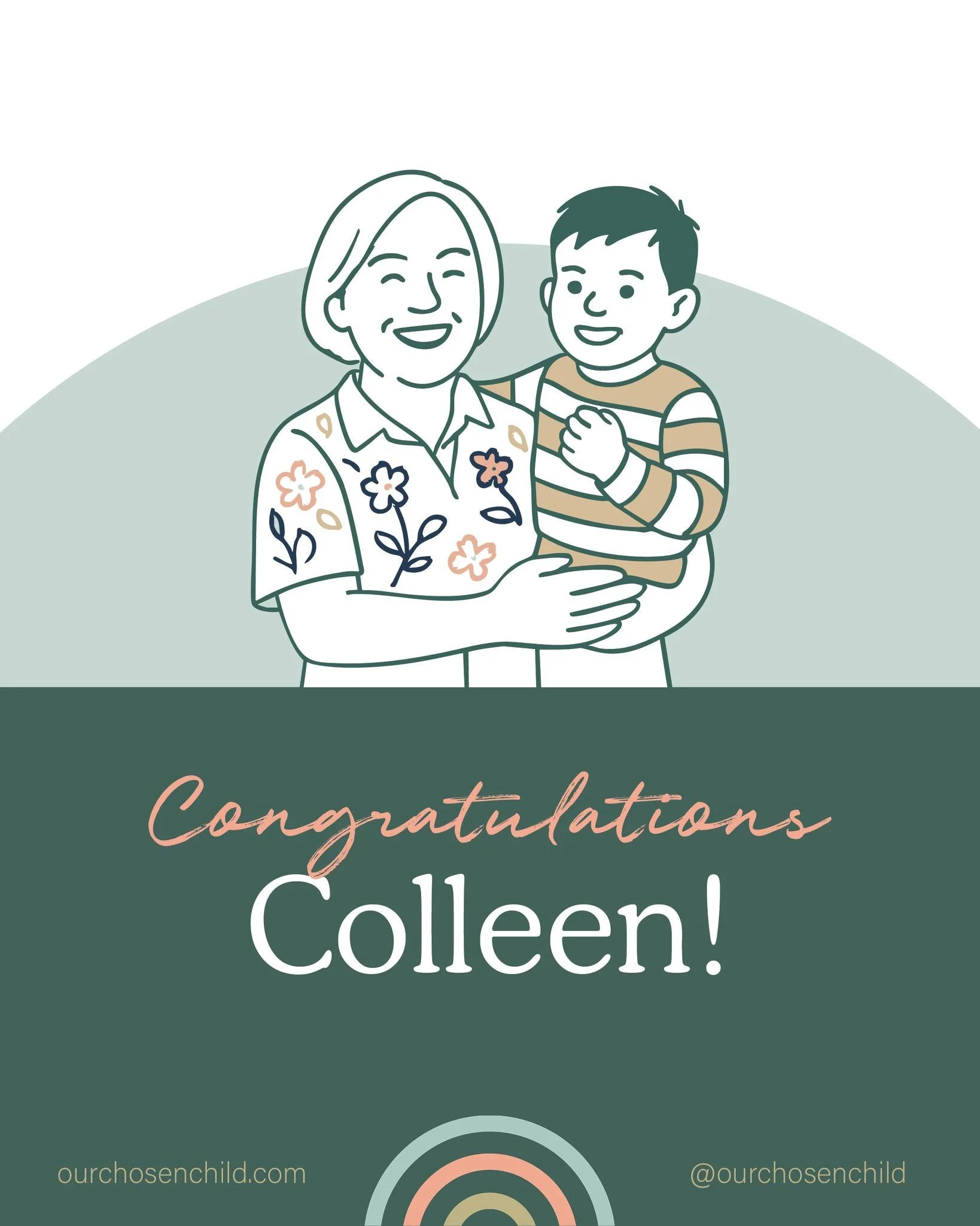 🎉 Huge congratulations to Colleen! With the support of @rgadoption  and the help of one of our profile books, she shared her story in a beautiful, authentic way&mdash;and now she is a proud mom. We&rsquo;re so thrilled to celebrate this incredible m