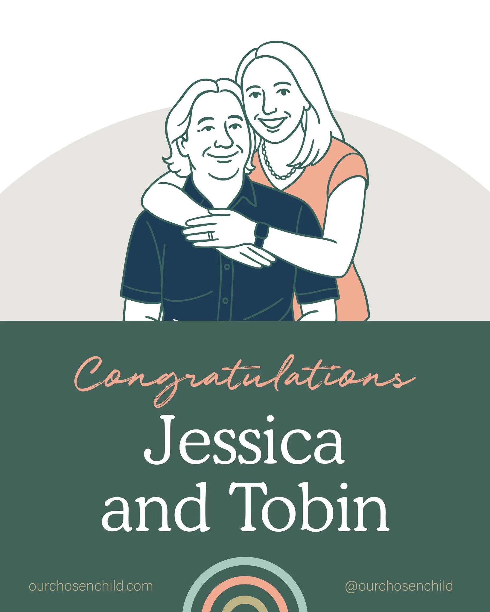 So much joy for Jessica &amp; Tobin! 💛 Congratulations on welcoming your beautiful baby through adoption. It was such a joy to design your profile book and play a small part in your journey to becoming parents.

#AdoptionJourney #AdoptionLove #Congr