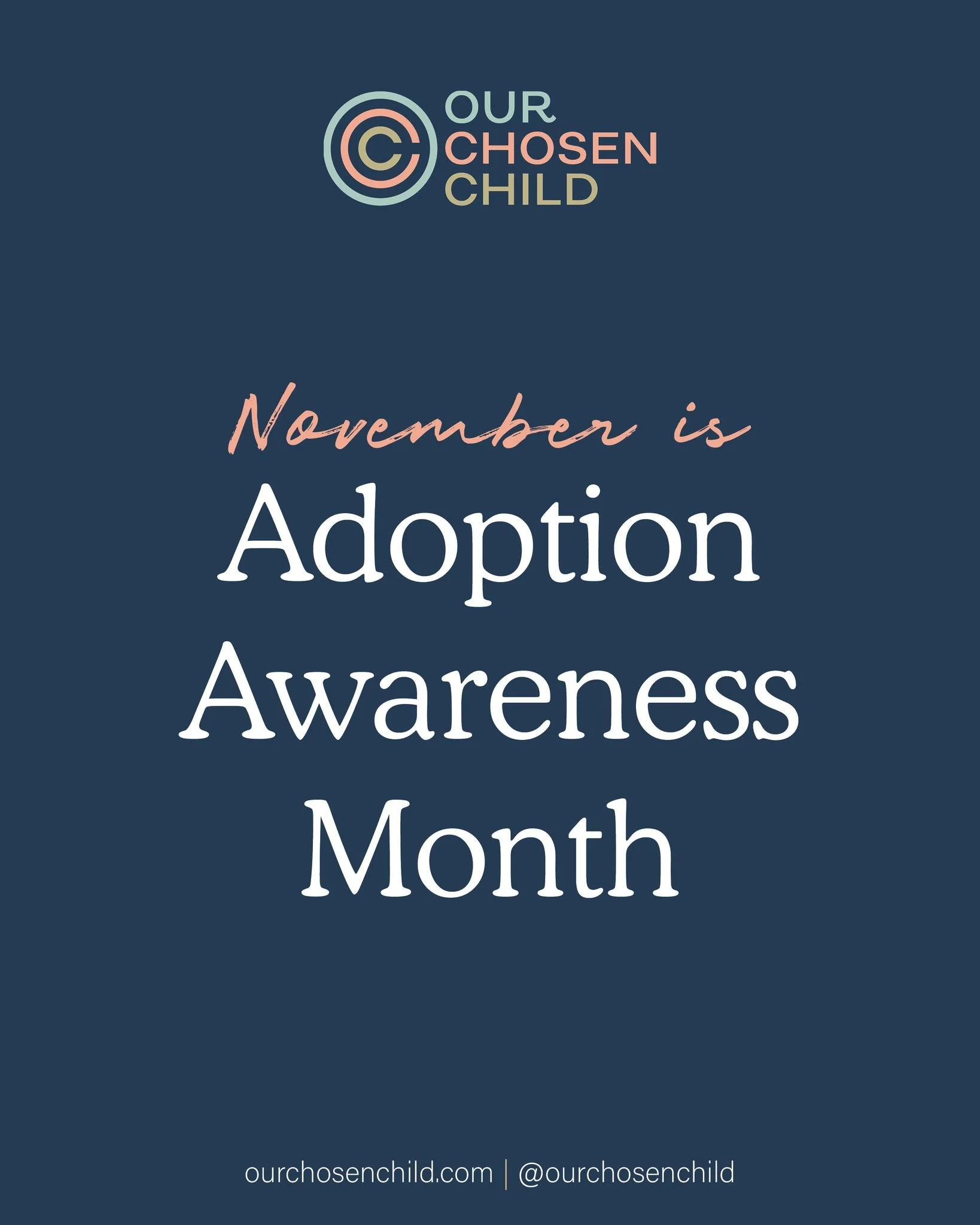 November is Adoption Awareness Month &mdash; a time to honor the many paths that create families and the courage it takes for both adoptive families and expectant parents to walk this journey. 💙

Let&rsquo;s take this month to learn more, start conv