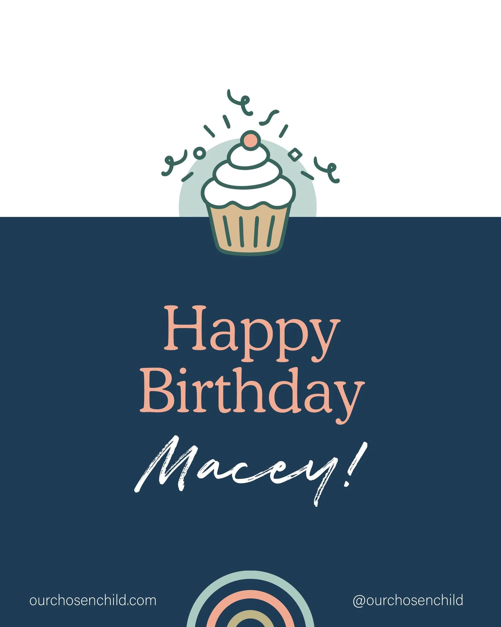 One of our talented designers at Our Chosen Child is celebrating today 🎉✨ Happy Birthday, Macey! ✨🎉

Drop your birthday wishes for Macey in the comments and help us make her day extra special. 💛🎂