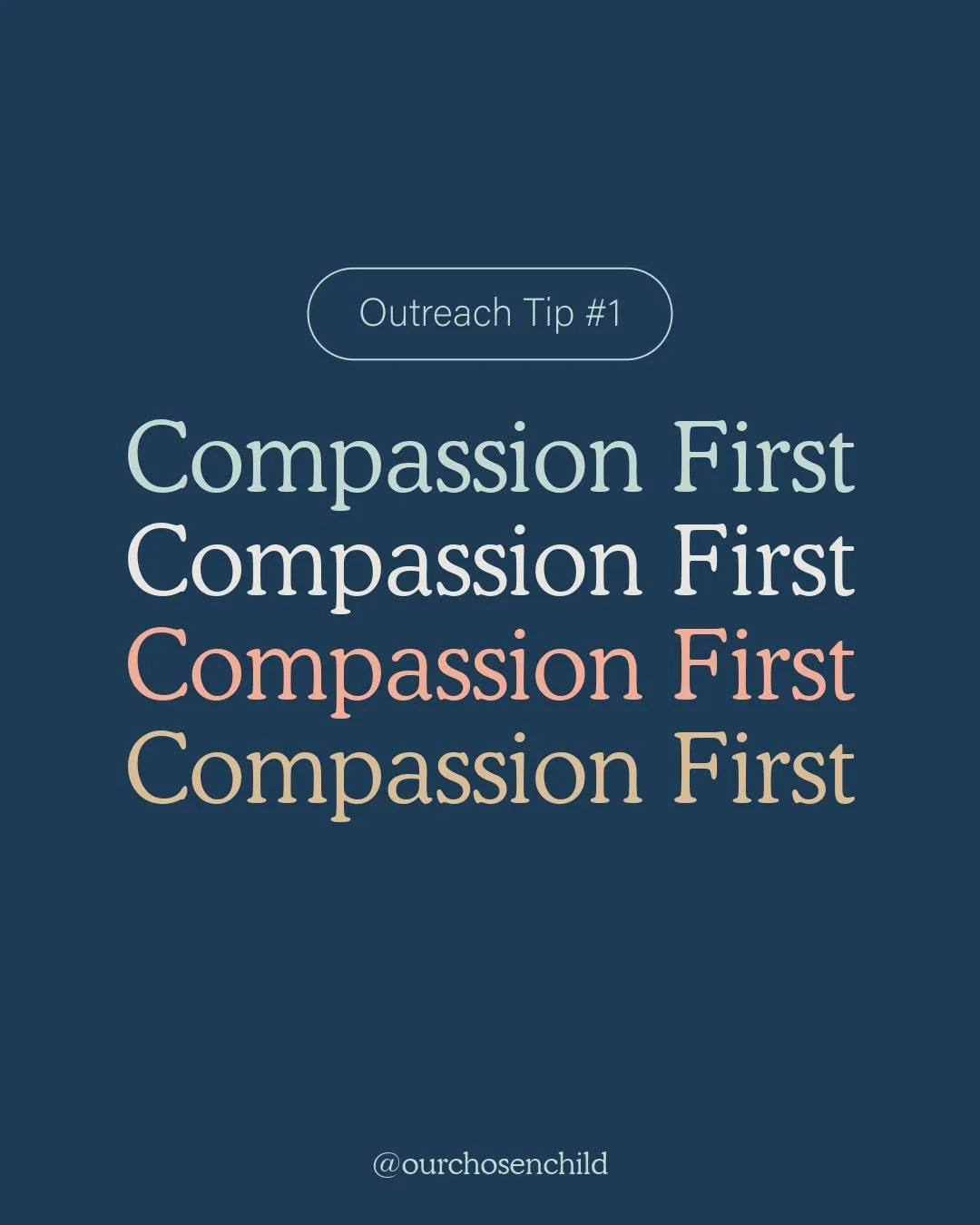 Adoption Awareness Tip #1: Lead with compassion. 

When reaching out to expectant parents, remember that curiosity paired with compassion creates meaningful connections. Every journey is unique, and approaching conversations with genuine empathy make