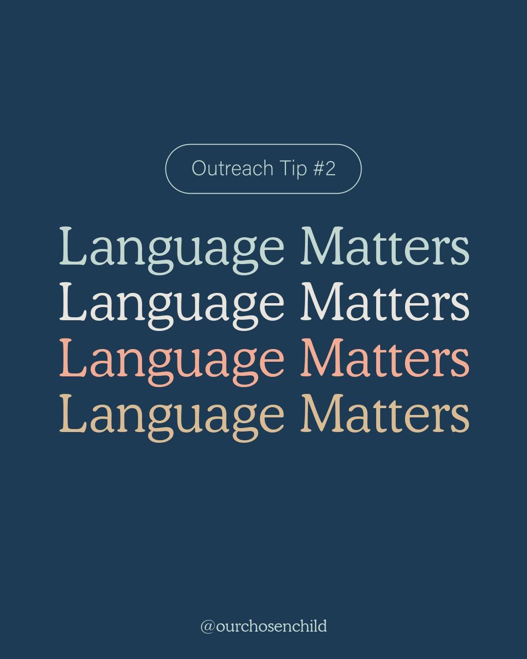 Adoption Awareness Tip #2: Your Words Matter.

Take a moment this month to review your profile language. Does it reflect your family authentically? Is your tone warm and inclusive?

Small updates to your wording can make a big difference in how expec