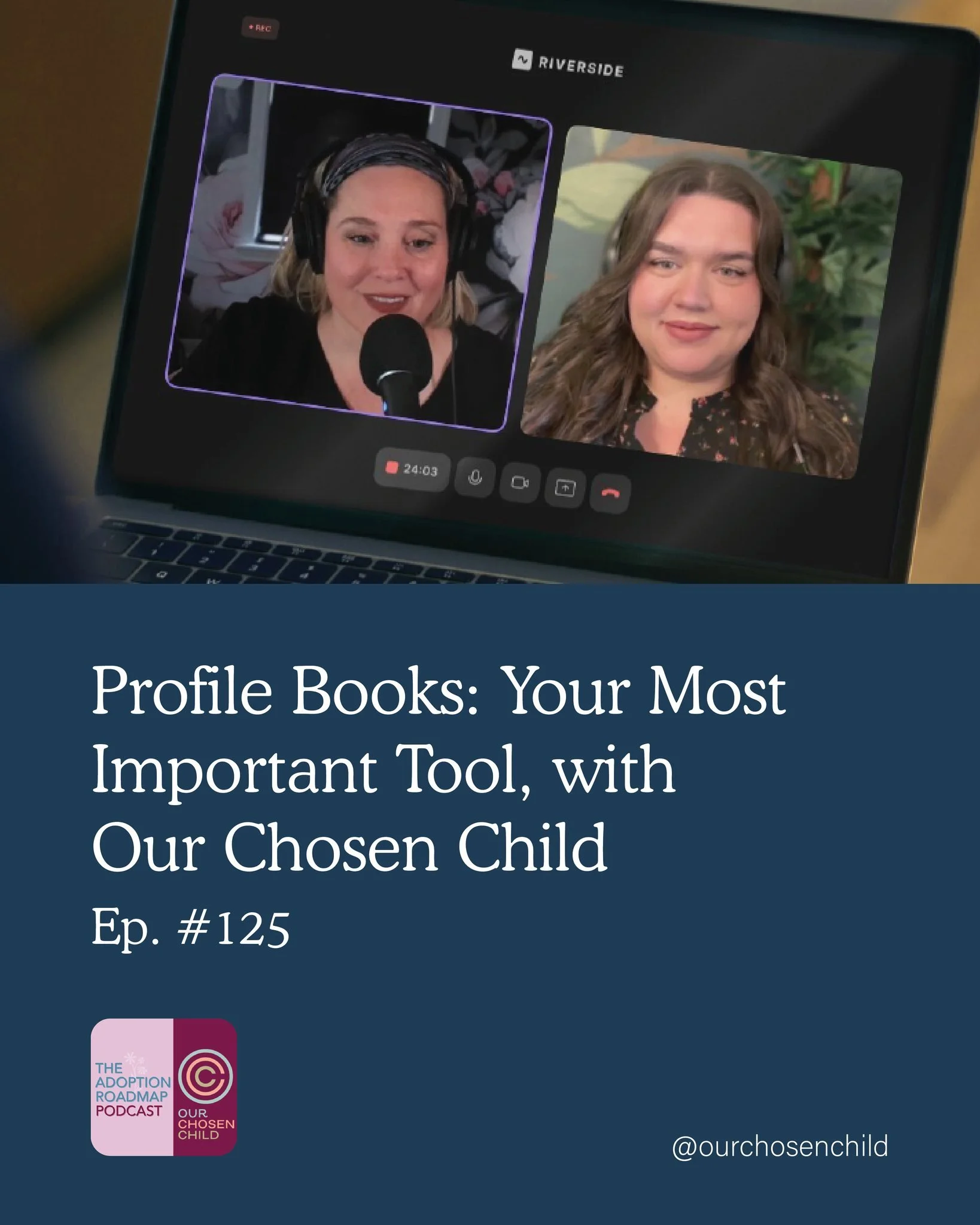Our Creative Director, Jennifer, recently joined Rebecca Gruenspan, CEO of Our Chosen Child and RG Adoption Consulting @rgadoption, on her podcast, the Adoption Roadmap Podcast 🎙️ We&rsquo;re so excited to share this recent episode!

Together, they 