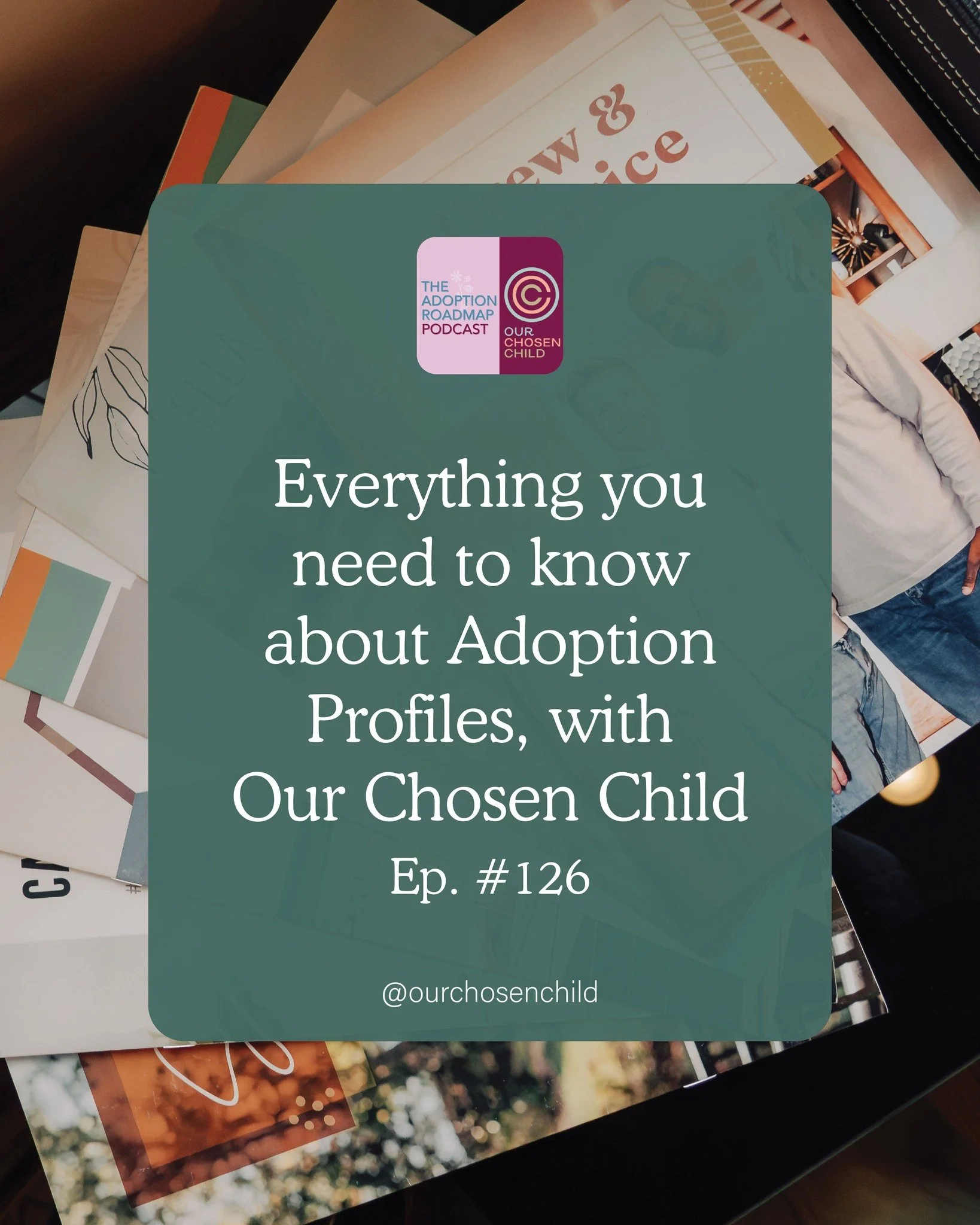 Today on The Adoption Roadmap Podcast, Rebecca Gruenspan @rgadoption sits down with Our Chosen Child to share everything you need to know about Adoption Profiles.

We&rsquo;re talking about creating real emotional connection, moving past photo insecu