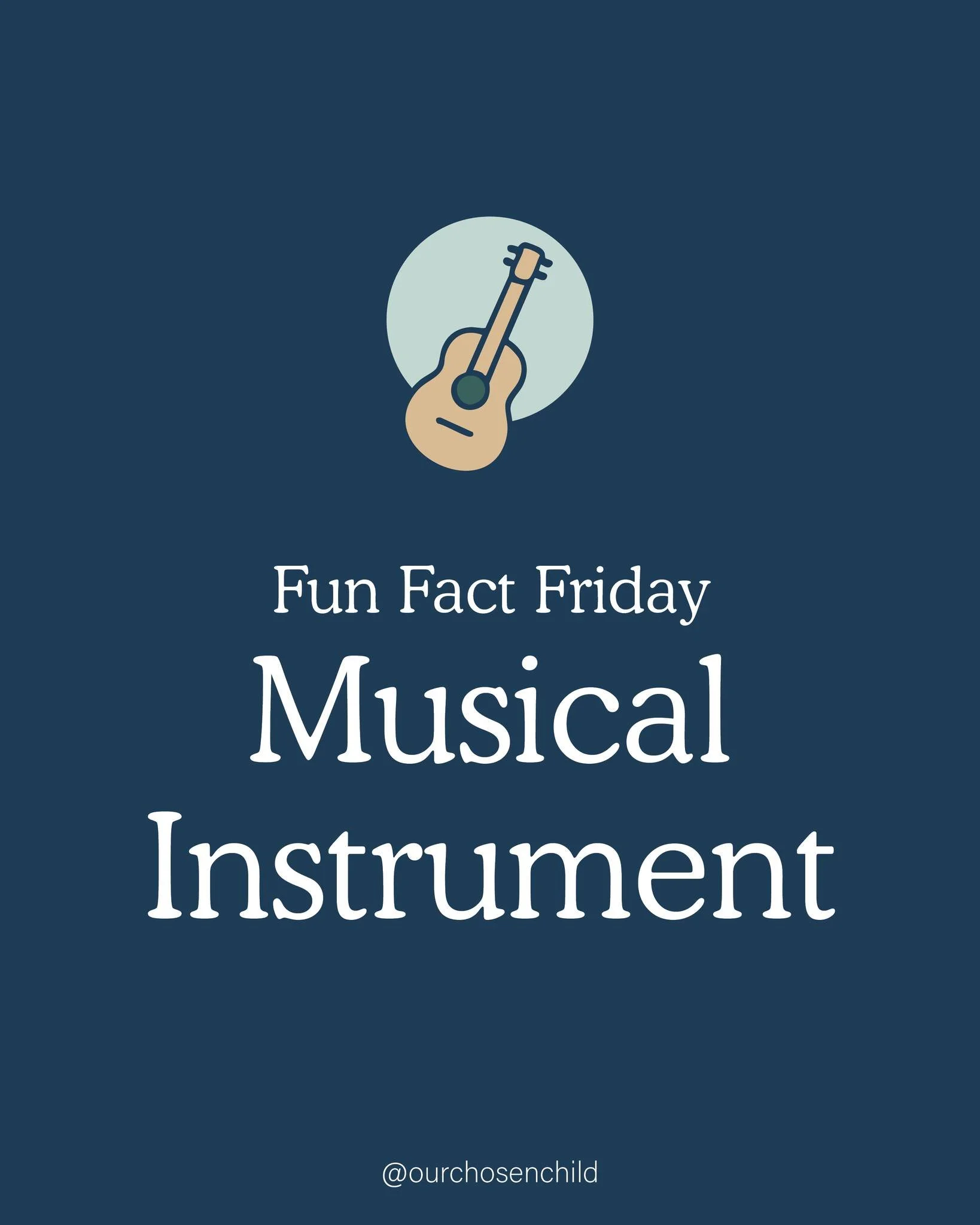Fun Facts Friday 🎶 One question we love asking is, &ldquo;Do you play a musical instrument?&rdquo; 

Piano and guitar are popular answers but every family brings something special to the table. From music to everyday moments, it&rsquo;s the little d