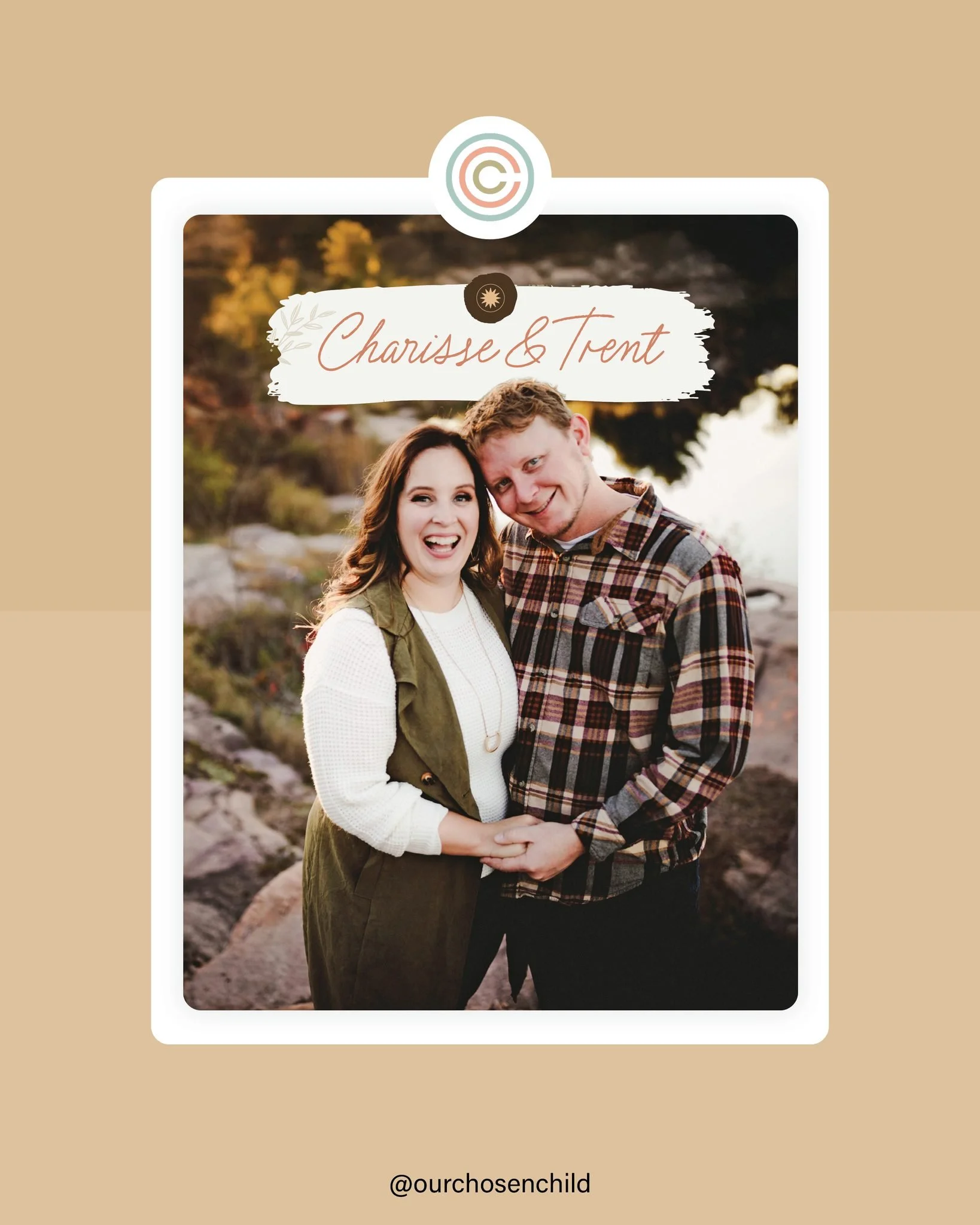 Meet Charisse &amp; Trent from Wisconsin 💛 A fun-loving, adventurous couple with hearts full of hope, they&rsquo;re so excited to grow their family through adoption while working with @aowadoption.

Charisse &amp; Trent share a love for the outdoors