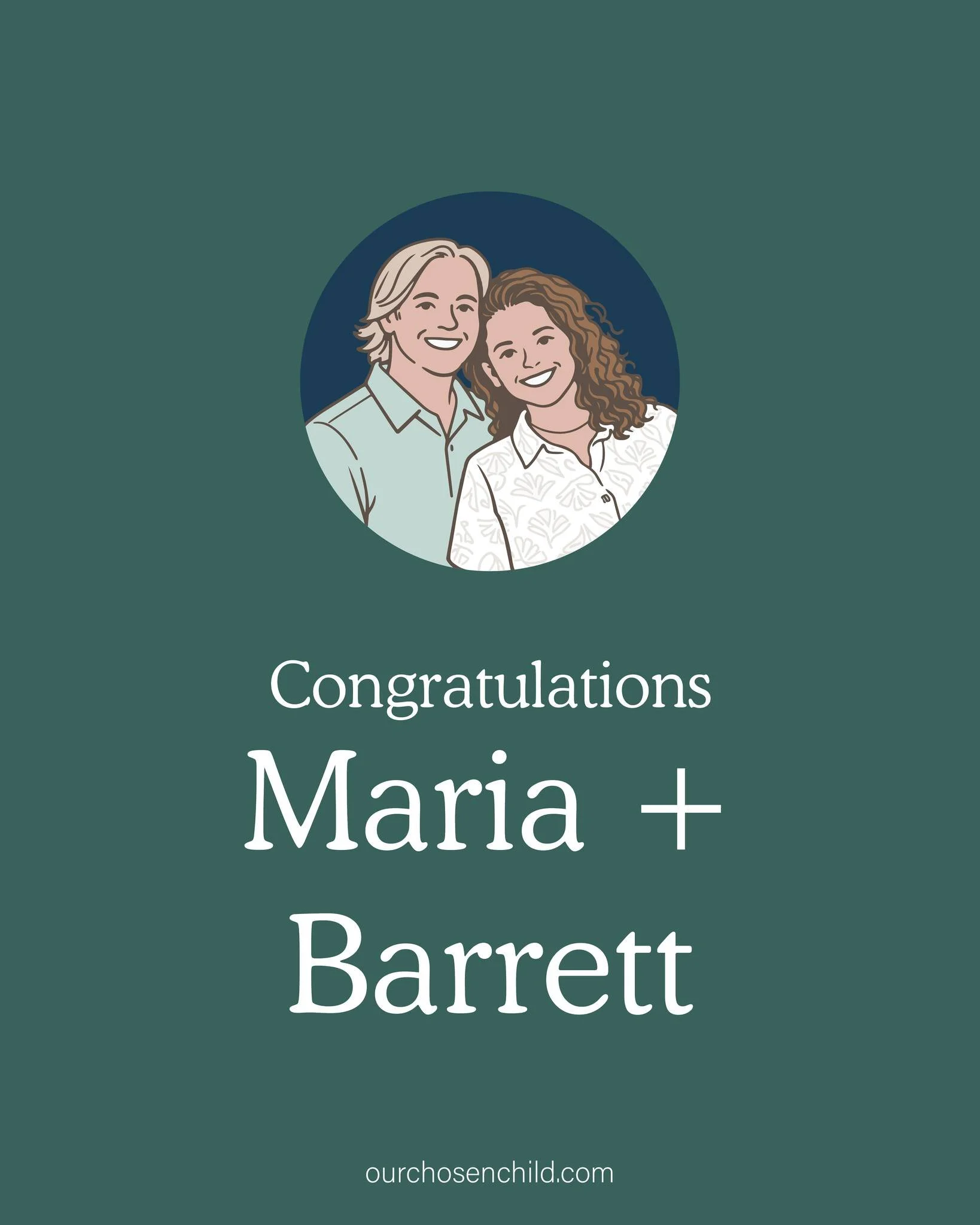 Big congratulations to Maria &amp; Barrett on the newest and sweetest addition to their family!

It&rsquo;s been an honor to walk alongside them during their outreach with @rgadoption. Watching their journey unfold and seeing their family grow is tru