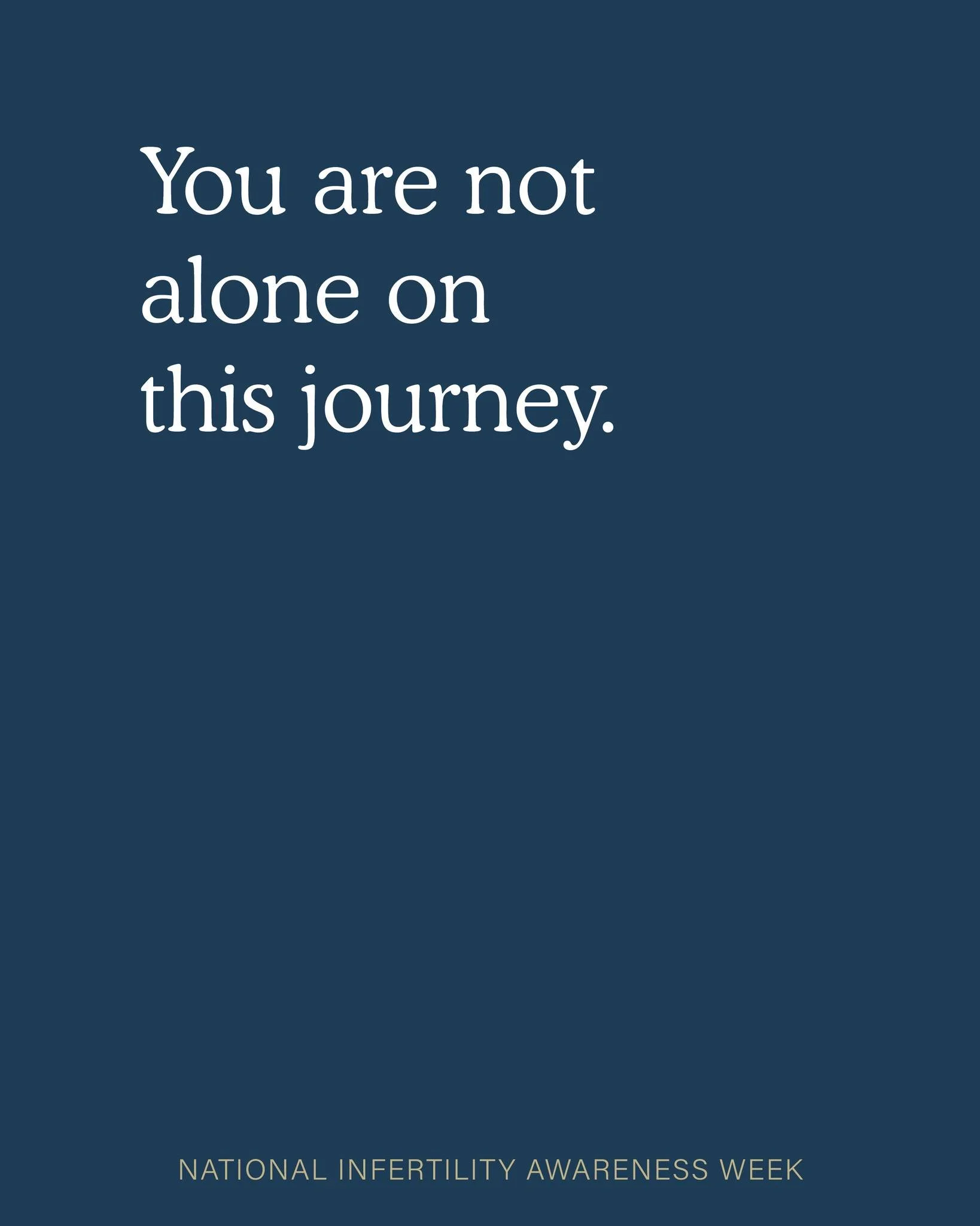 National Infertility Awareness Week is a reminder that so many journeys to parenthood are more complex than they appear.

If this week brings up grief, hope, exhaustion, or all of the above, you&rsquo;re not alone. There is no &ldquo;right&rdquo; way