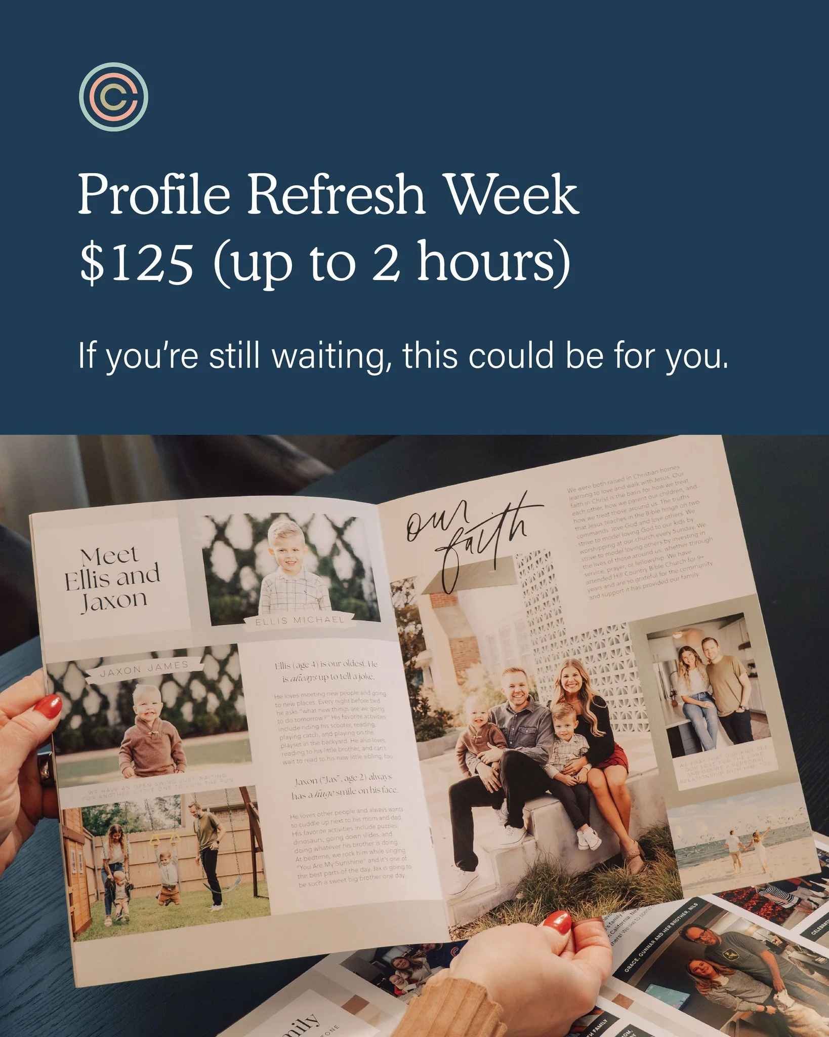If you&rsquo;re still waiting and wondering&hellip; you&rsquo;re not alone 🤍 Sometimes it&rsquo;s not about changing everything, it&rsquo;s about making small, meaningful shifts.

That&rsquo;s exactly what Profile Refresh Week is for. A targeted ref