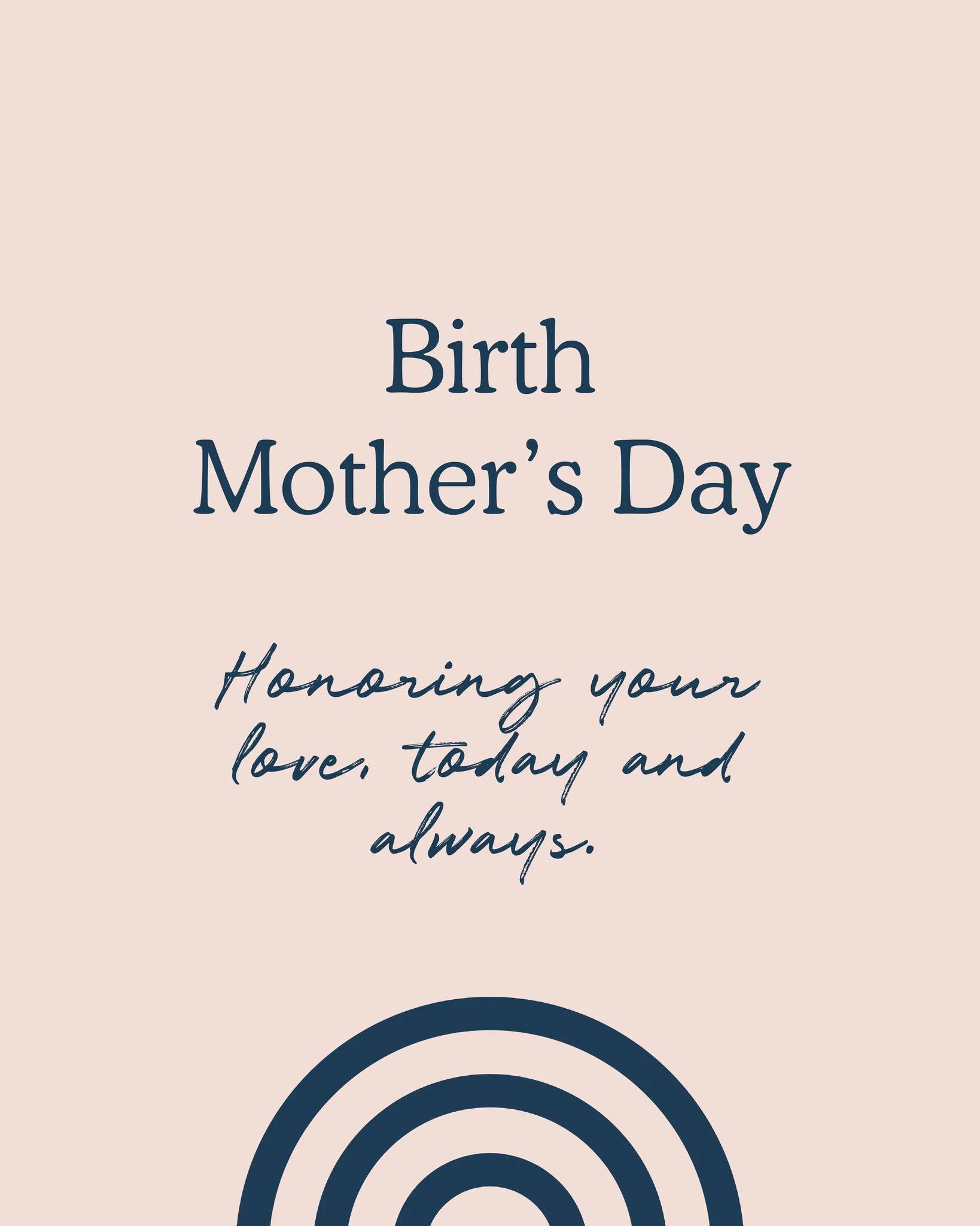 Today we honor birth mothers 🤍

Your love is deep, your strength is lasting, and your place in each child&rsquo;s story will always matter. We see you, we hold space for you, and we honor you today and always.

With care,
Our Chosen Child