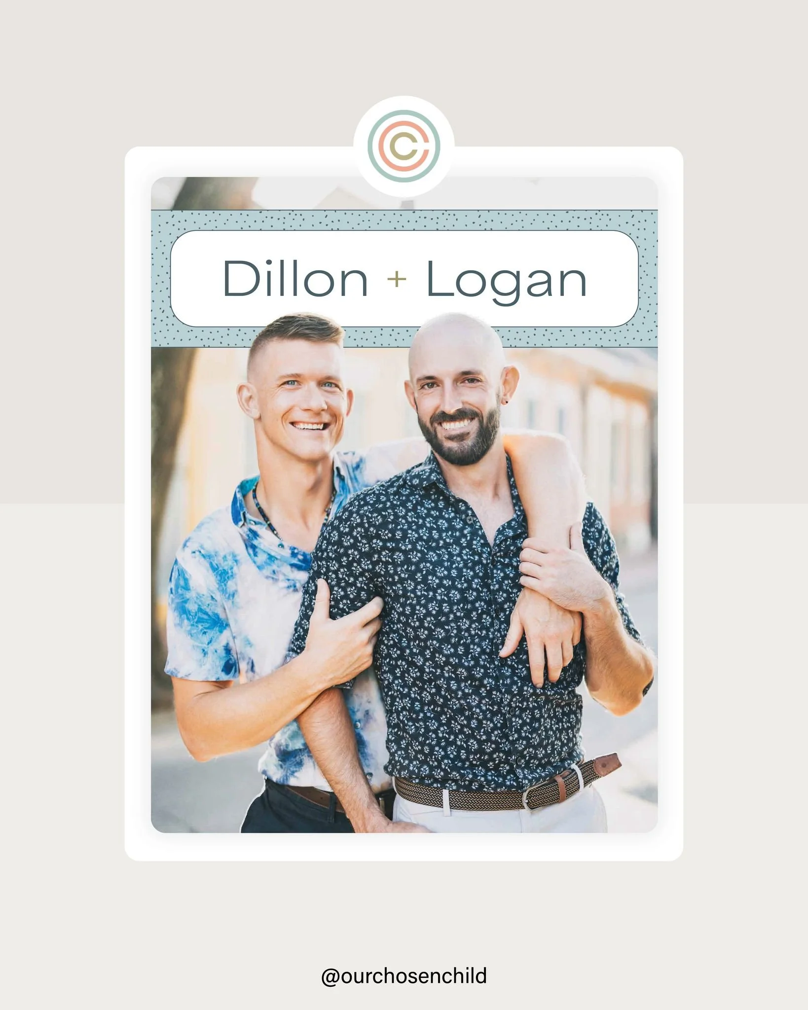 Meet our Friday Featured Family, Dillon and Logan 🤍

They&rsquo;ve dreamed of becoming dads from the very beginning, and their story shines through every page of their profile, full of love, adventure, and the kind of home they hope to share with a 