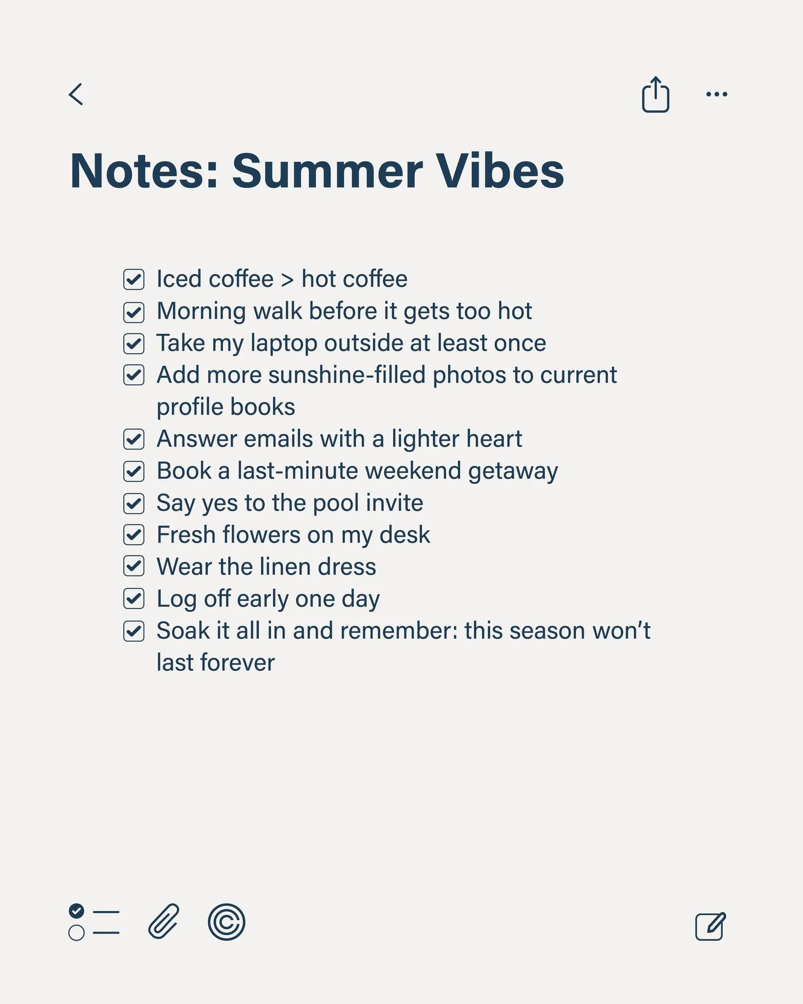 Summer can feel a little slower. A little softer. A little more golden. Let&rsquo;s try to soak it in! 

Enjoy the iced coffee mornings, the pool invites and the extra sunshine in our photos. This season is showing up in our clients&rsquo; profiles t