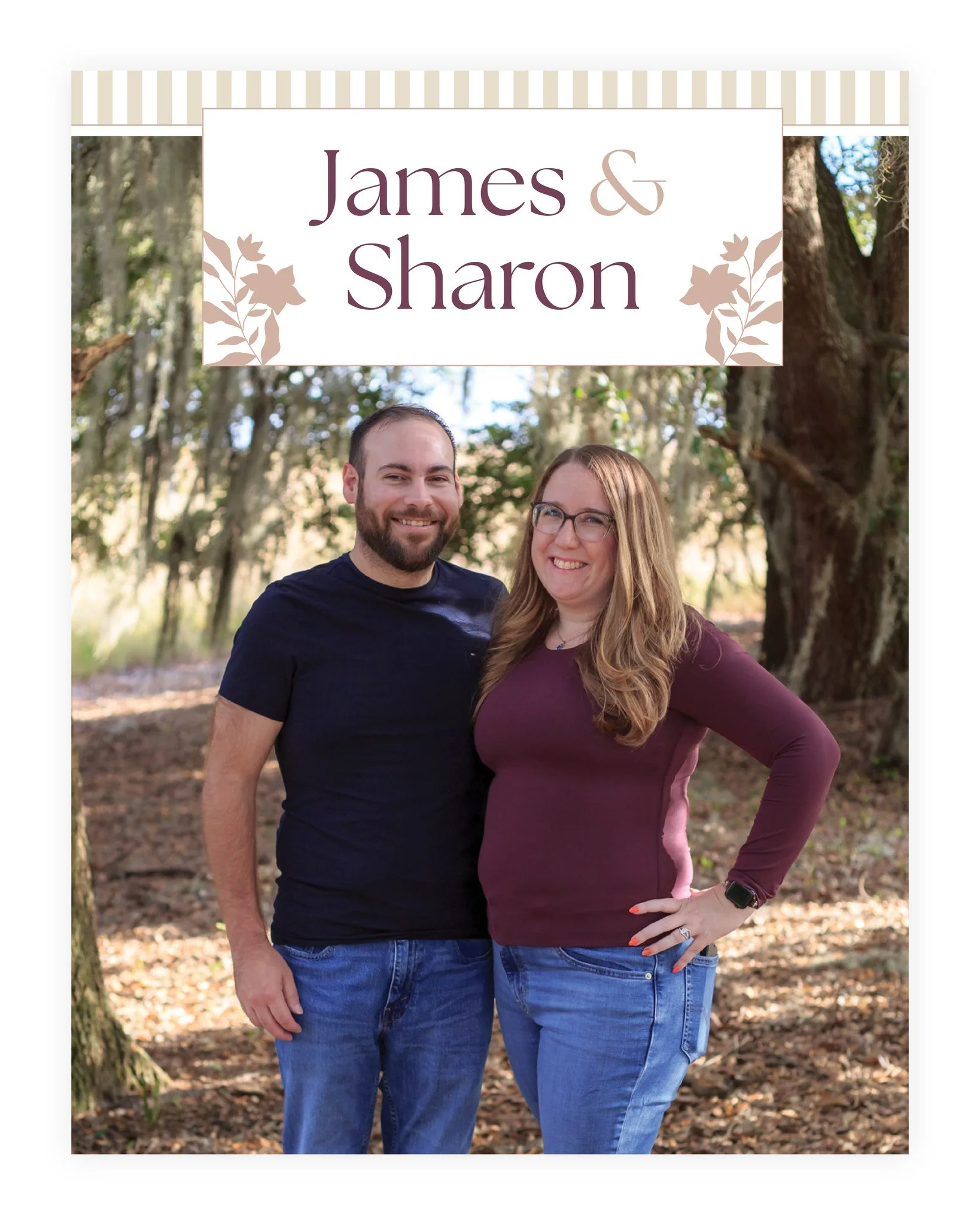 Clean lines, soft neutrals, and timeless details made this recent profile feel both elegant and deeply personal. We loved bringing Sharon and James&rsquo; story to life through a design that feels warm, classic, and inviting. Their profile design is 