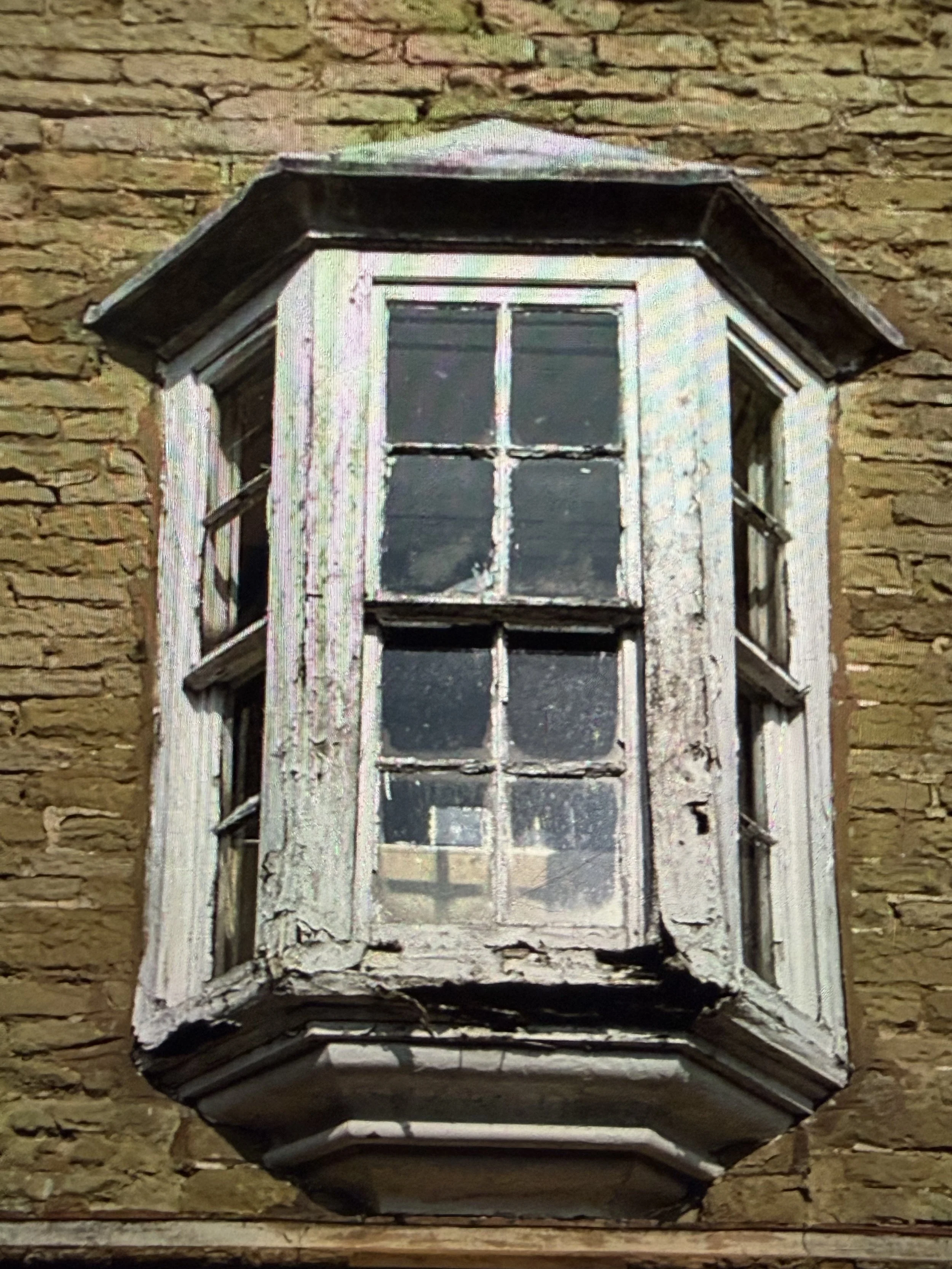 Window  frame in need of some serious TLC