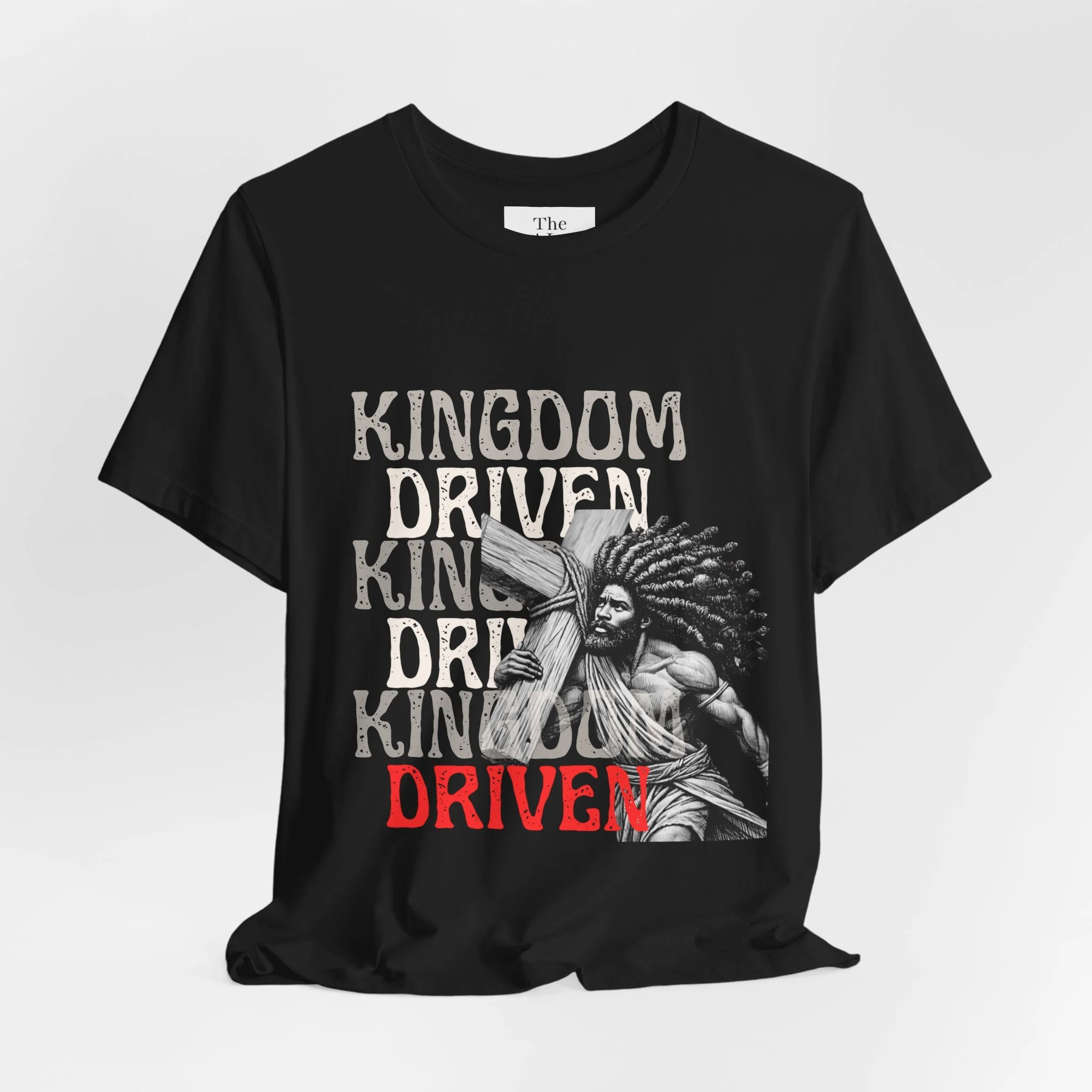 KINGDOM DRIVEN — Built for Purpose. Moved by Heaven. Christian tee.