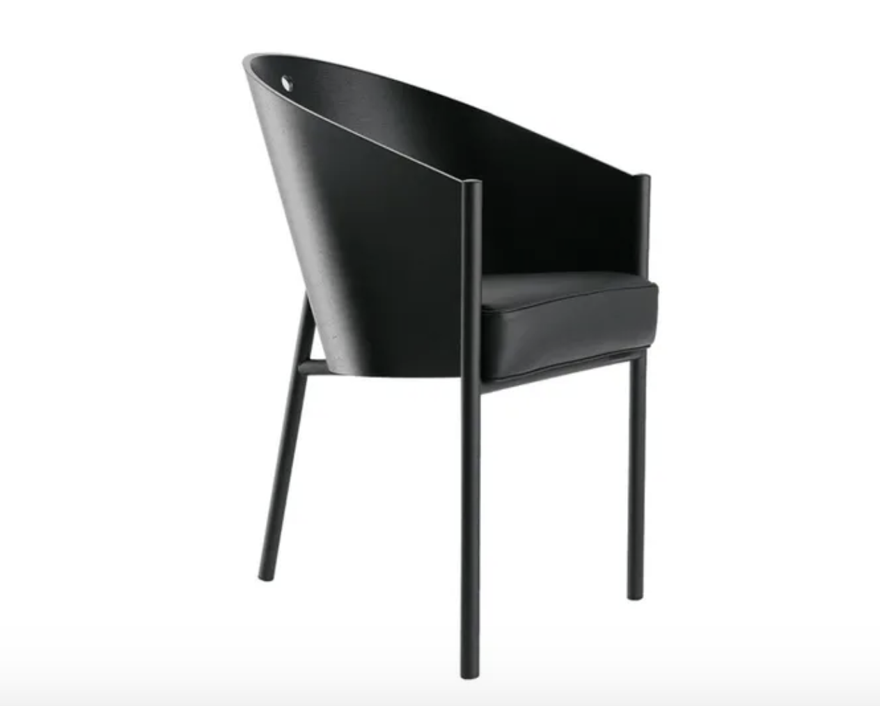 Costes chair by Philippe Stark.  Three-legged genius.