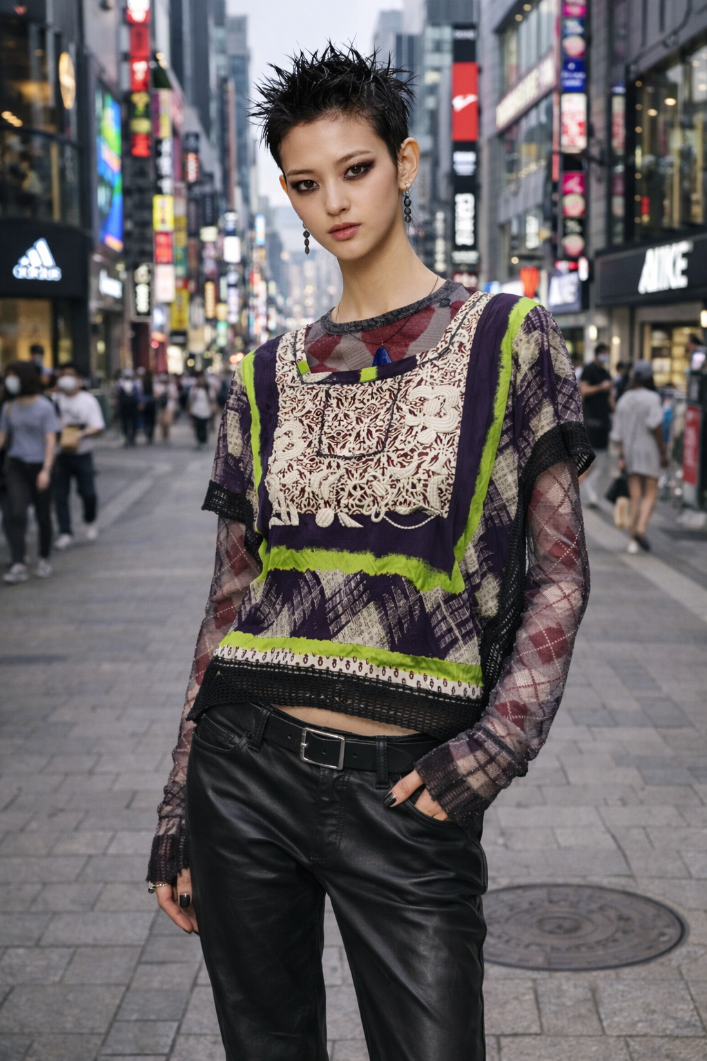 Archival Vintage Jean Paul Gaultier — 
Layered trompe-l'œil tulle, intricate textures, and that unmistakable Gaultier attitude

Be the coolest girl, even on the streets of Seoul