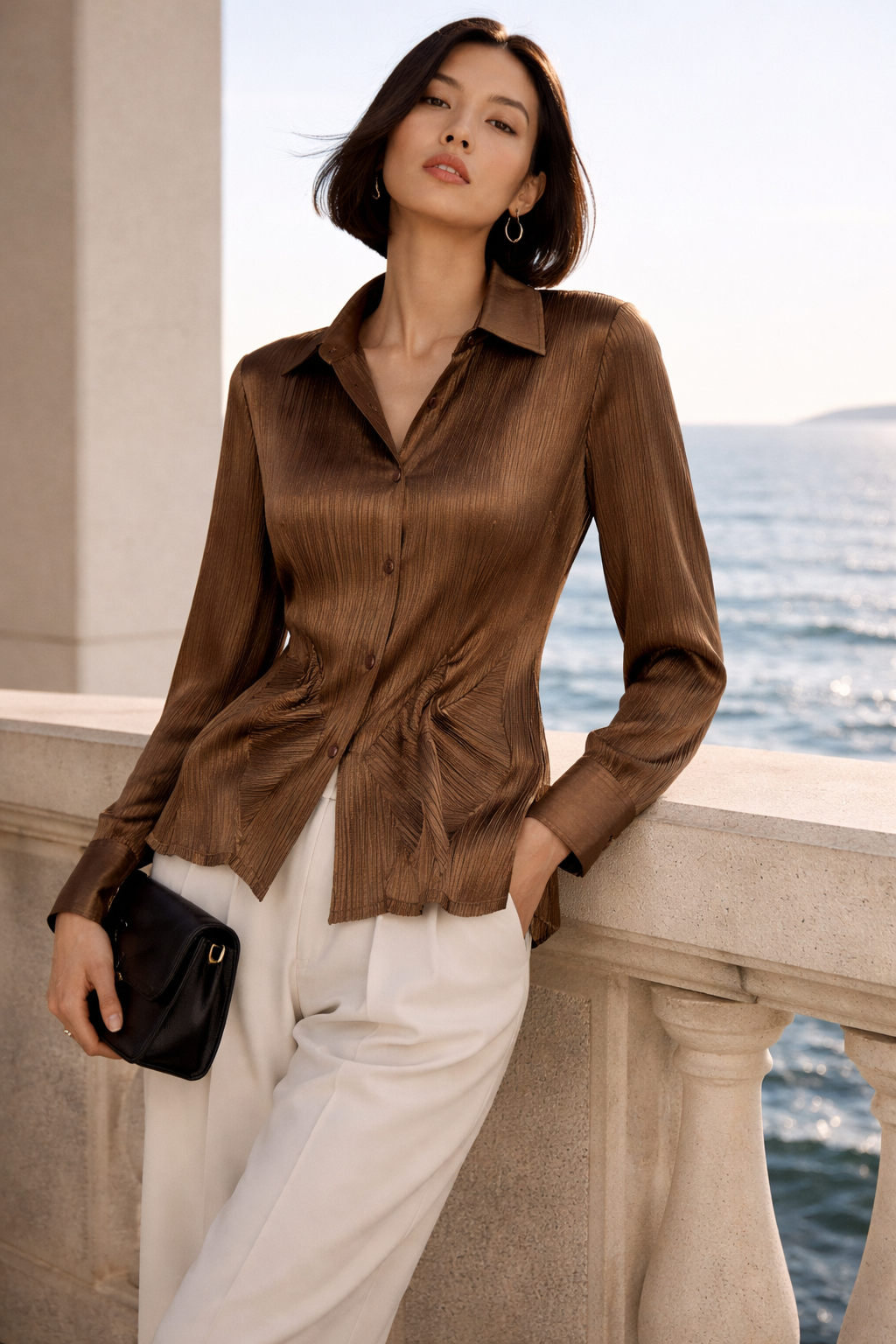 Issey Miyake Pleats Please shirt

The ultimate travel companion
Effortless, resilient, always composed
