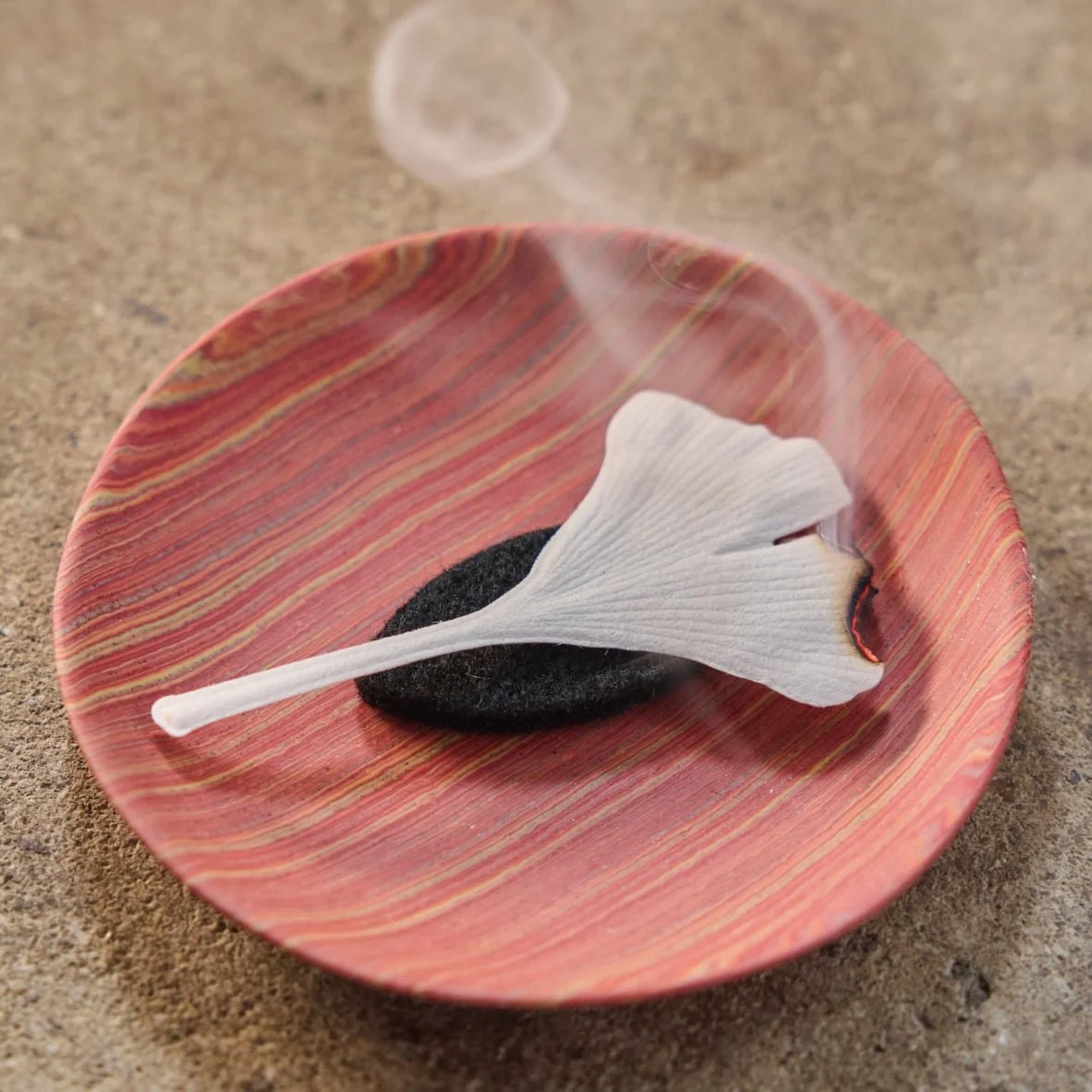 Hako Ginko incense - fall ginger scent.  Can an incense be anymore poetic?