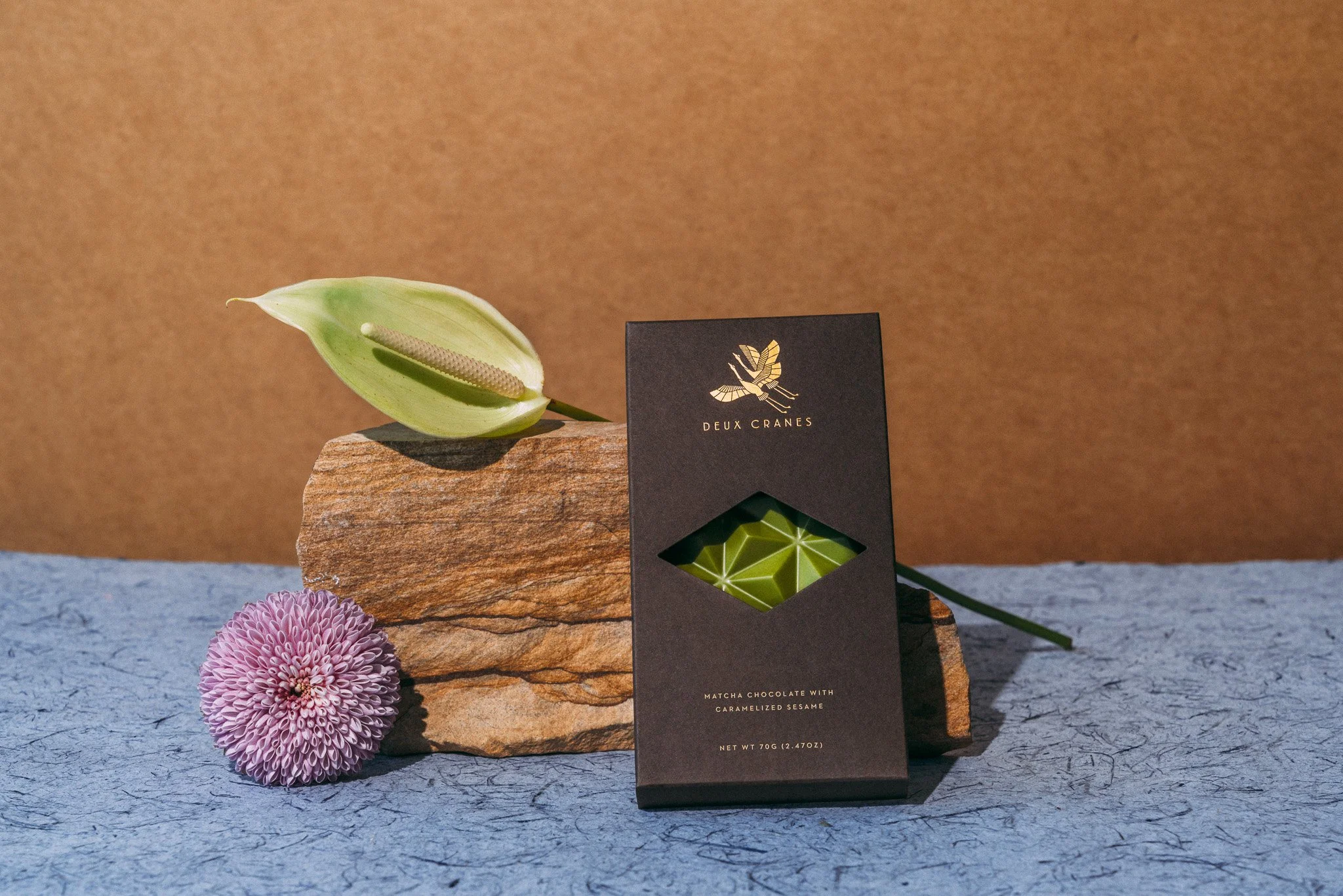Deux Crane Macha chocolate will make you happy and sharp.
