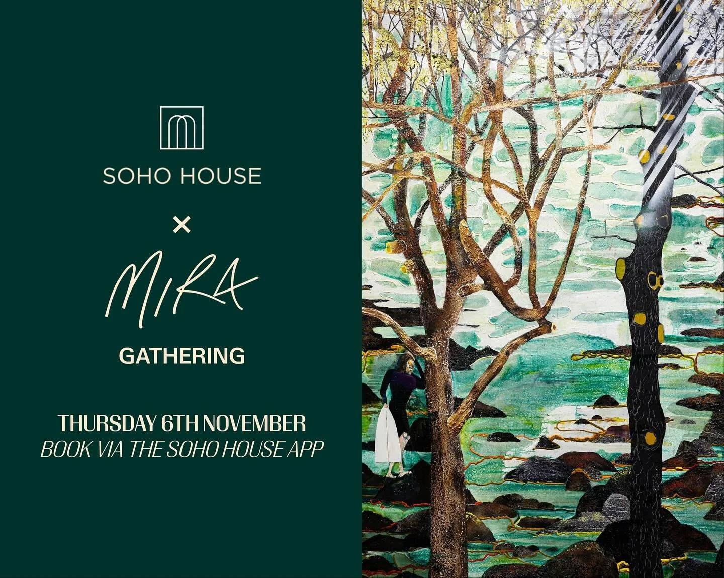 MIRA X SOHO FARMHOUSE IBIZA

Next Thursday, members of Soho House are invited to Gathering Ibiza for a tour of William Mackinnon&rsquo;s exhibition by gallery director Mercedes G&oacute;mez, followed by a MIRA pop-up headed by Giacomo Notarbartolo, h