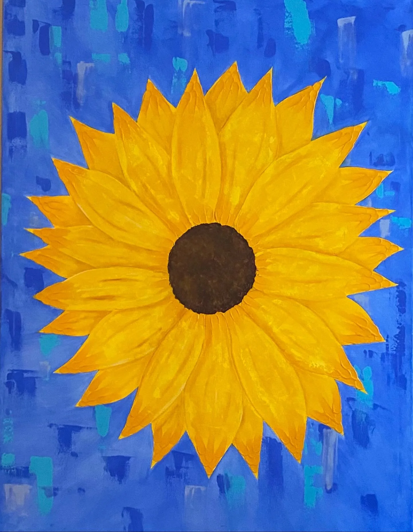 &lsquo;Sunflower Prime&rsquo;

🌻 My favorite painting so far. 💛💙