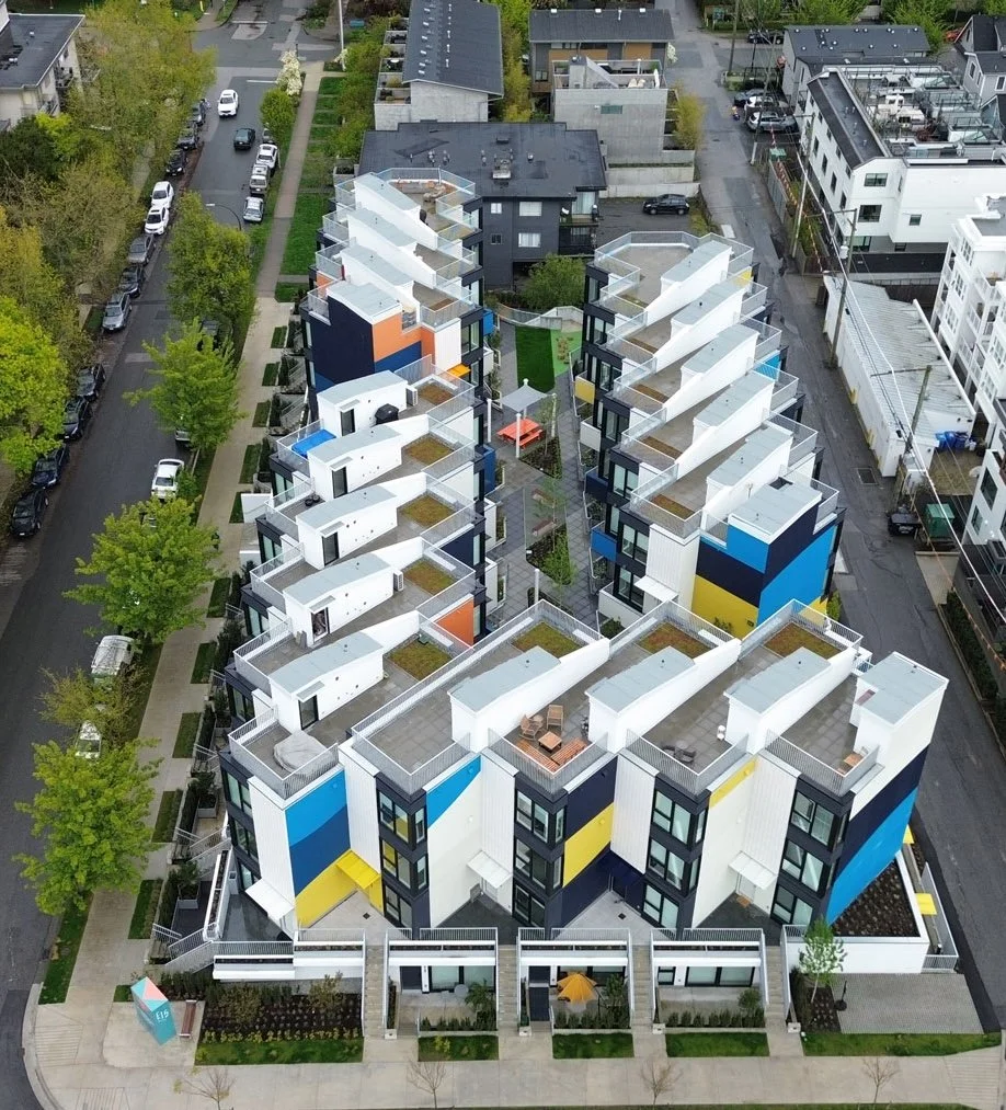 Considered Design Vancouver  courtyard Landscape Architecture for E15 landscape architecture project