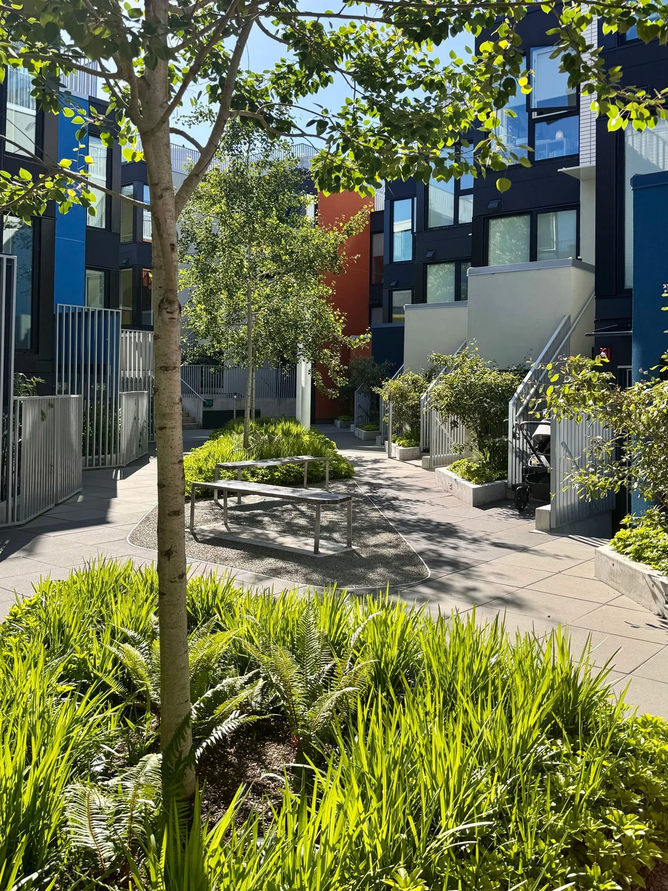 Considered Design Vancouver  courtyard Landscape Architecture for E15 landscape architecture project