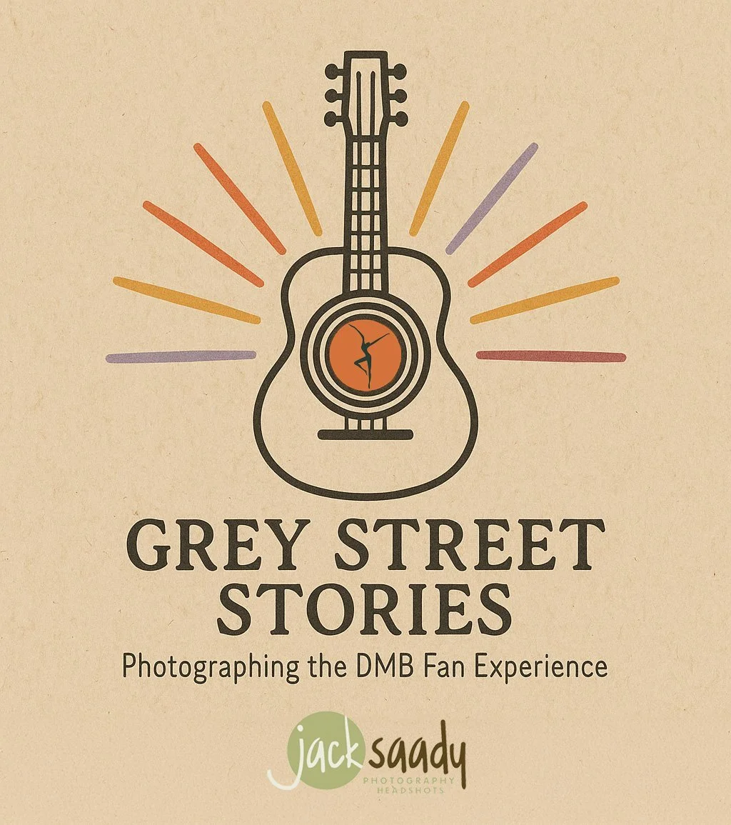 'Grey Street Stories' photography project by Jack Saady. Celebrating the fan experience of the Dave Matthews Band