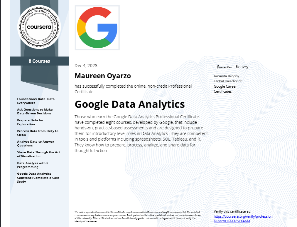 Google Data Analytics 2023