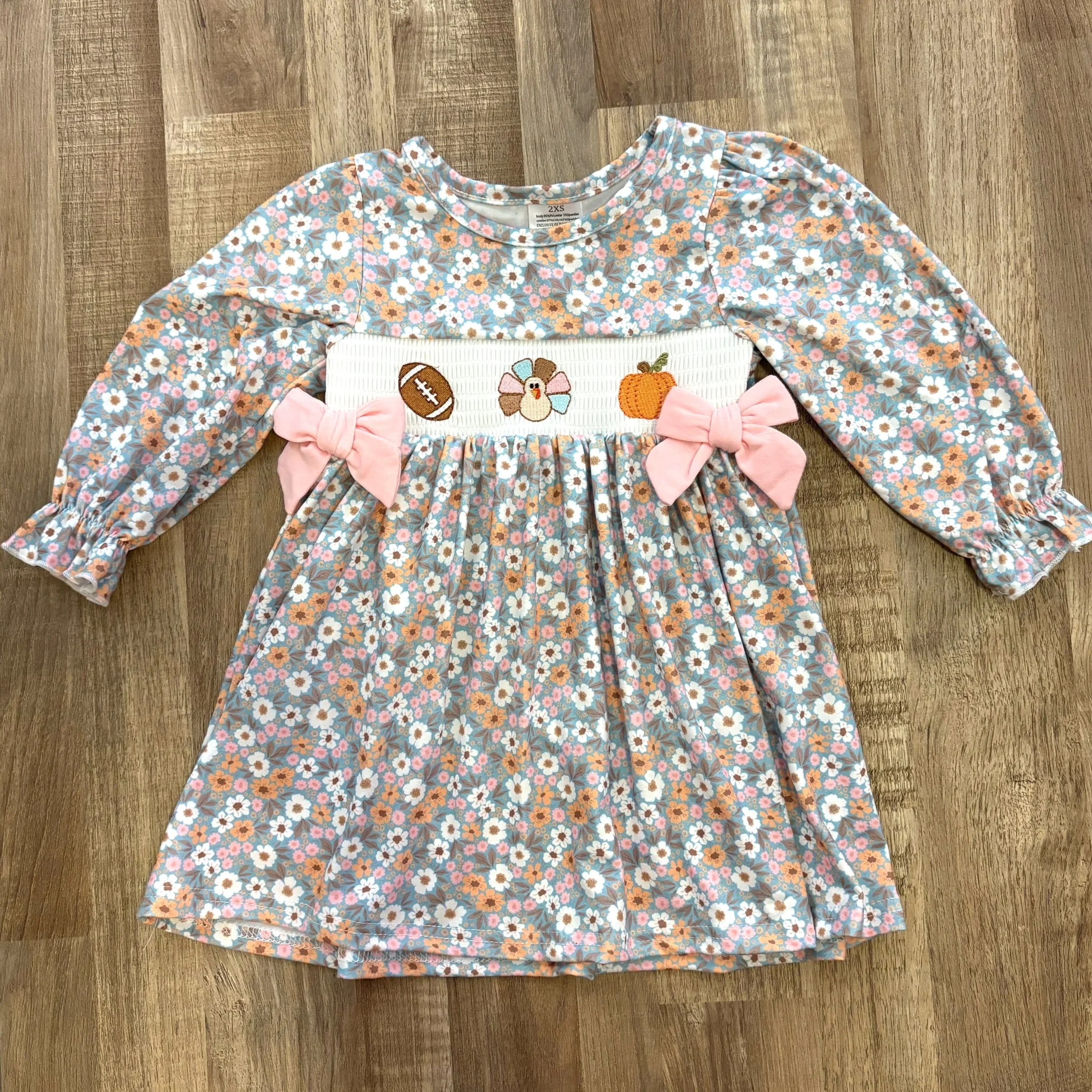 Fall Smocked Dress