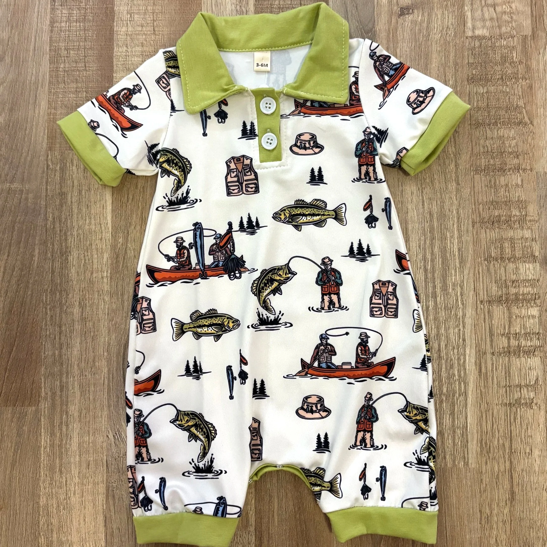 Bass Fishing Romper