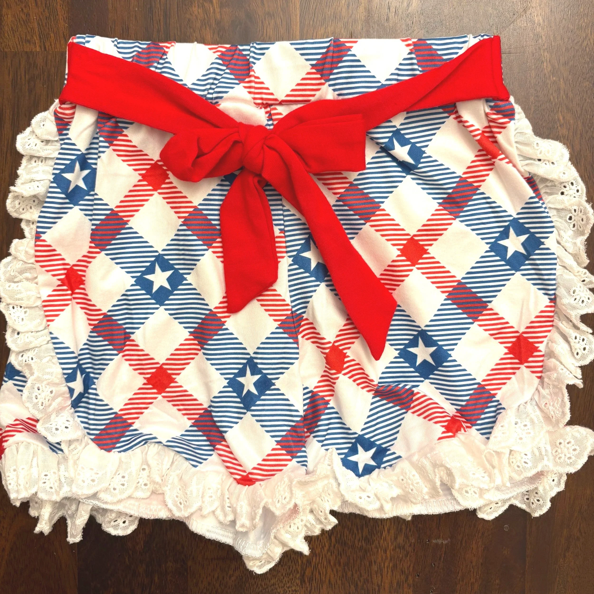 Plaid Patriotic Shorts