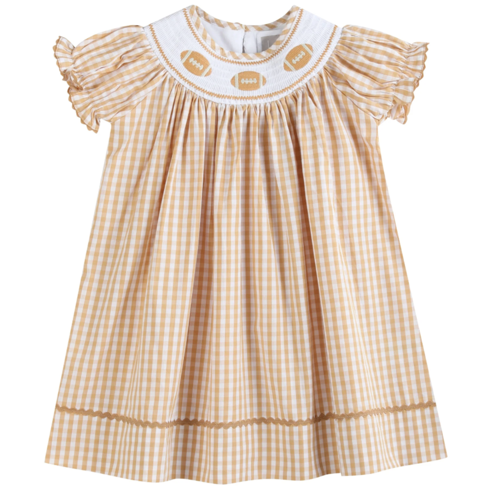 Football Smocked Dress